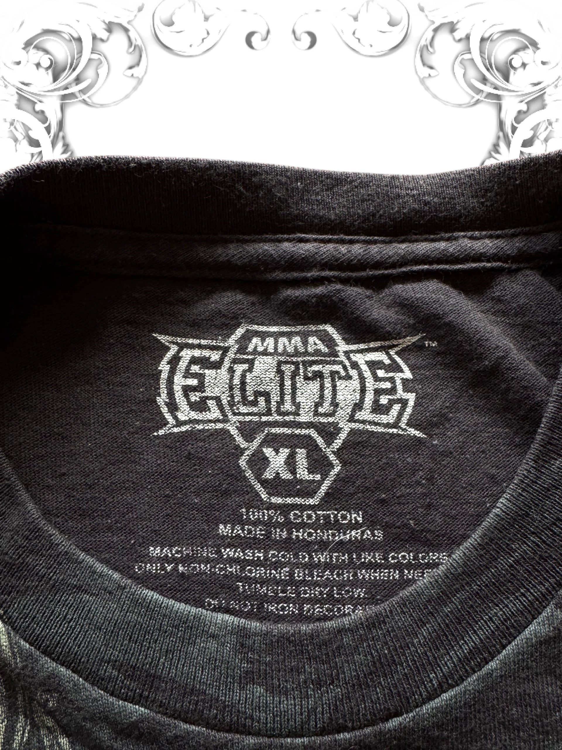 MMA Elite Embellished Skull Vintage Shirt
