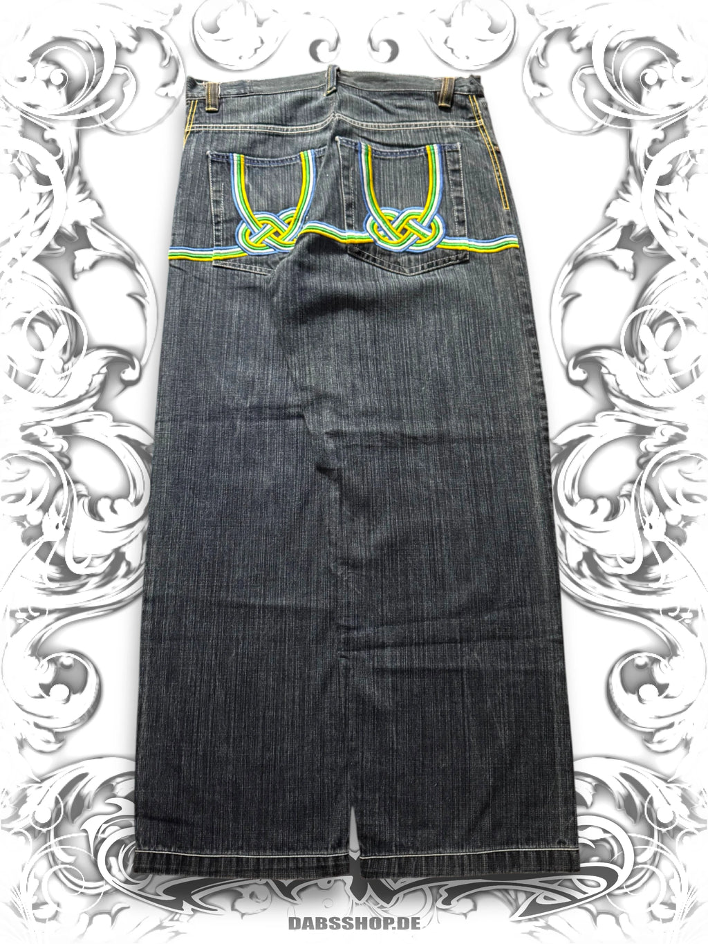Evolution Embroidered Hip Hop Baggy Pants
