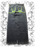 Evolution Embroidered Hip Hop Baggy Pants