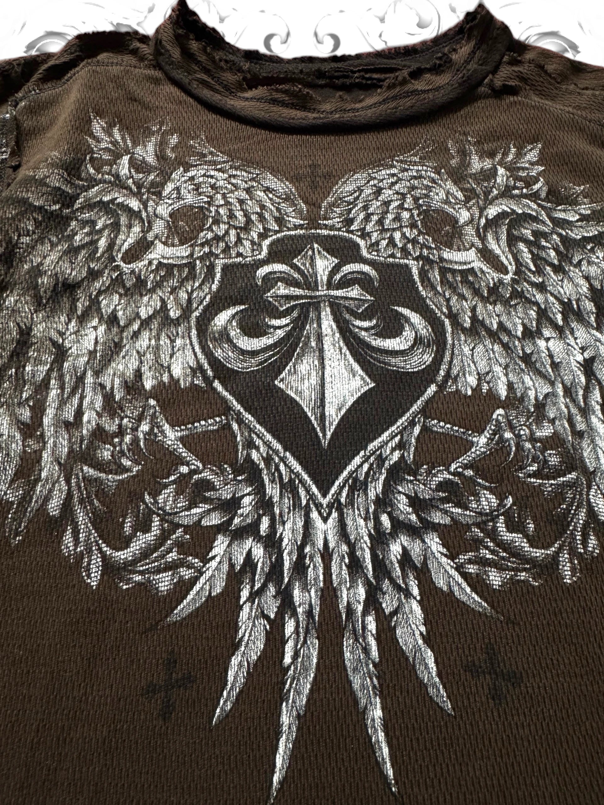 Affliction Winged Eagle Reversible Longsleeve