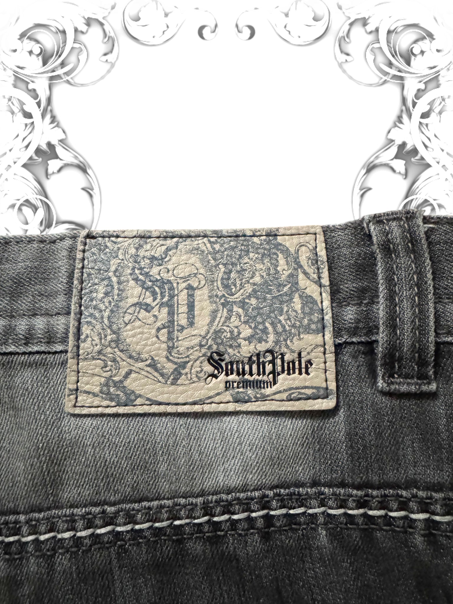 Southpole Premium Embroidered Cross Jorts