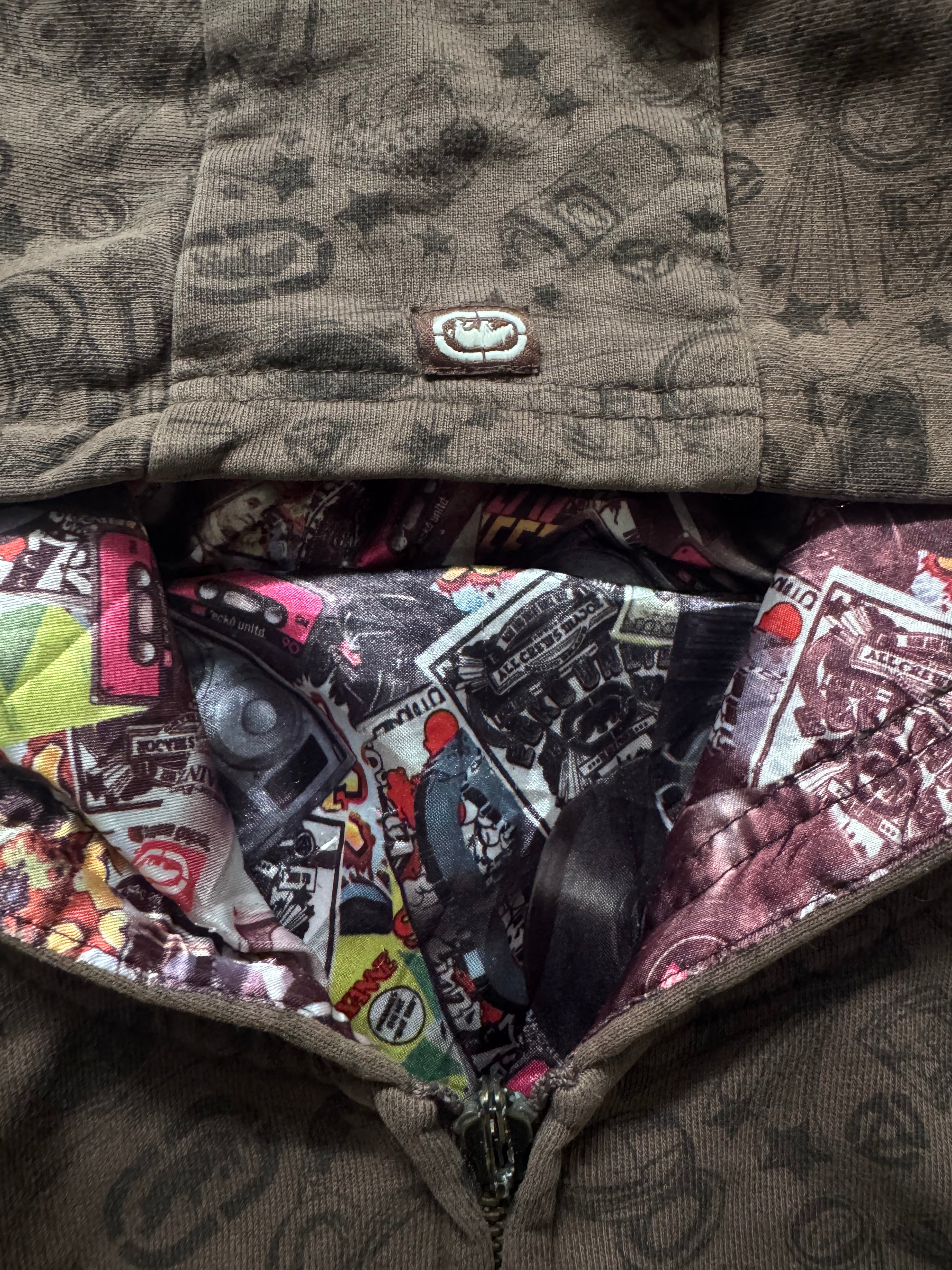 Ecko Unltd. Reversible Hip Hop Zip Hoodie