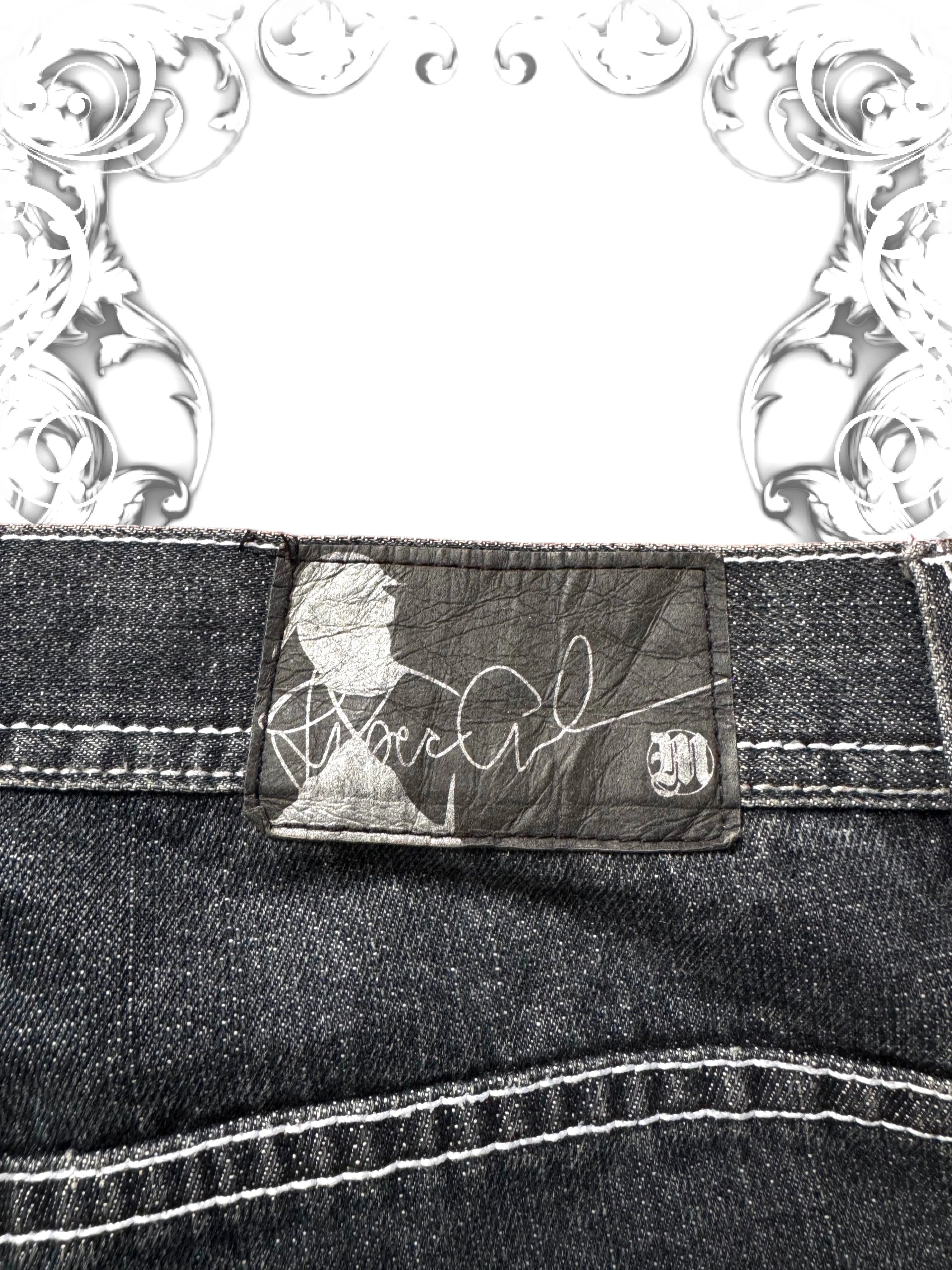 Makaveli Embroidered Hip Hop Baggy Pants