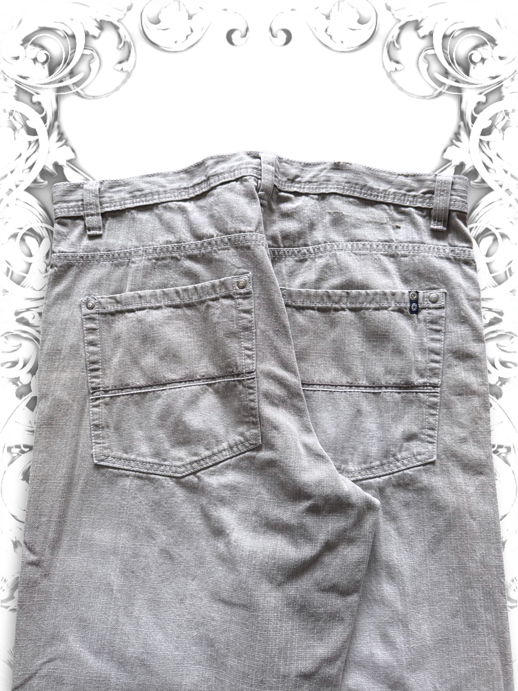 Rare Southpole Blue/Grey Tab Baggy Denim