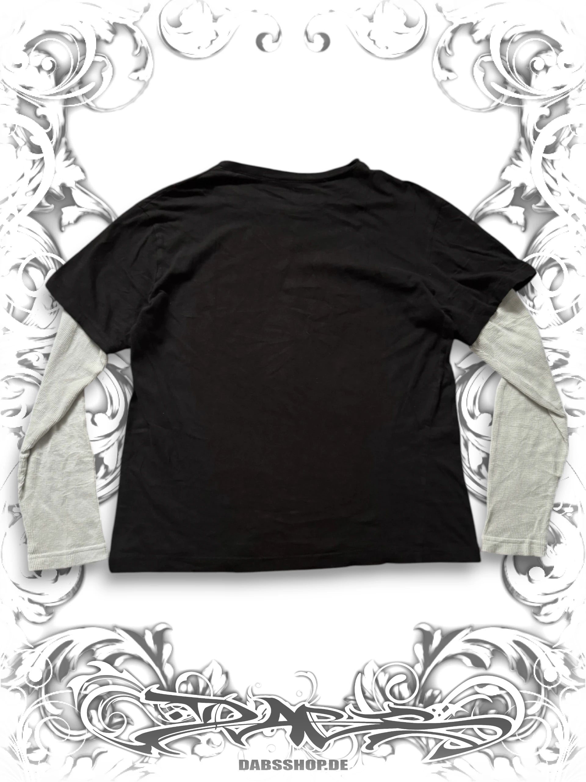 MMA Elite Grunge Skulls Layered Longsleeve