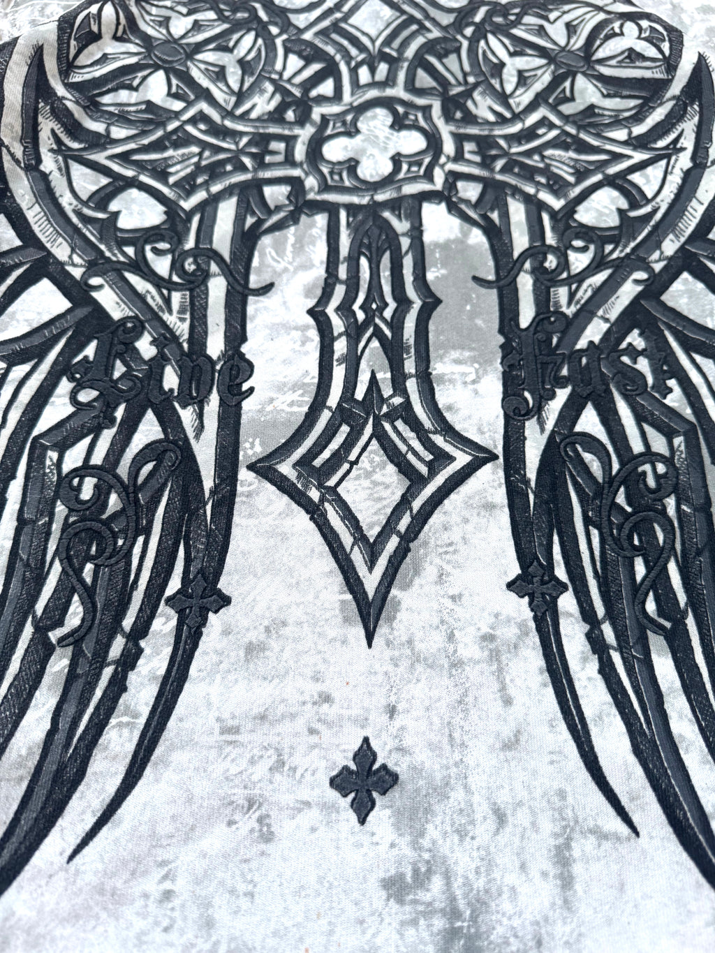 Affliction Grunge Wings AOP Zip Hoodie