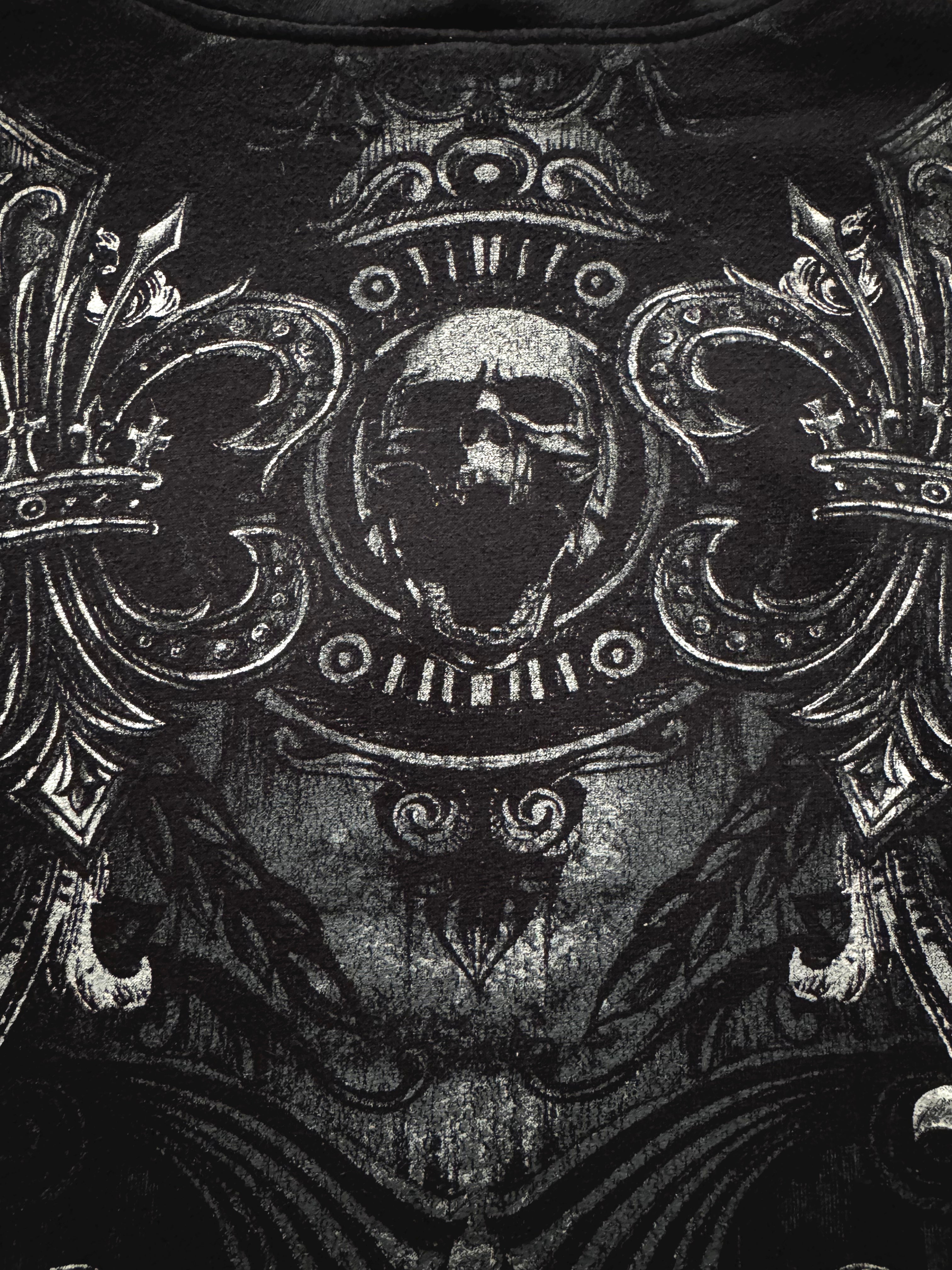 MMA Elite 2000s Skull Zip Hoodie