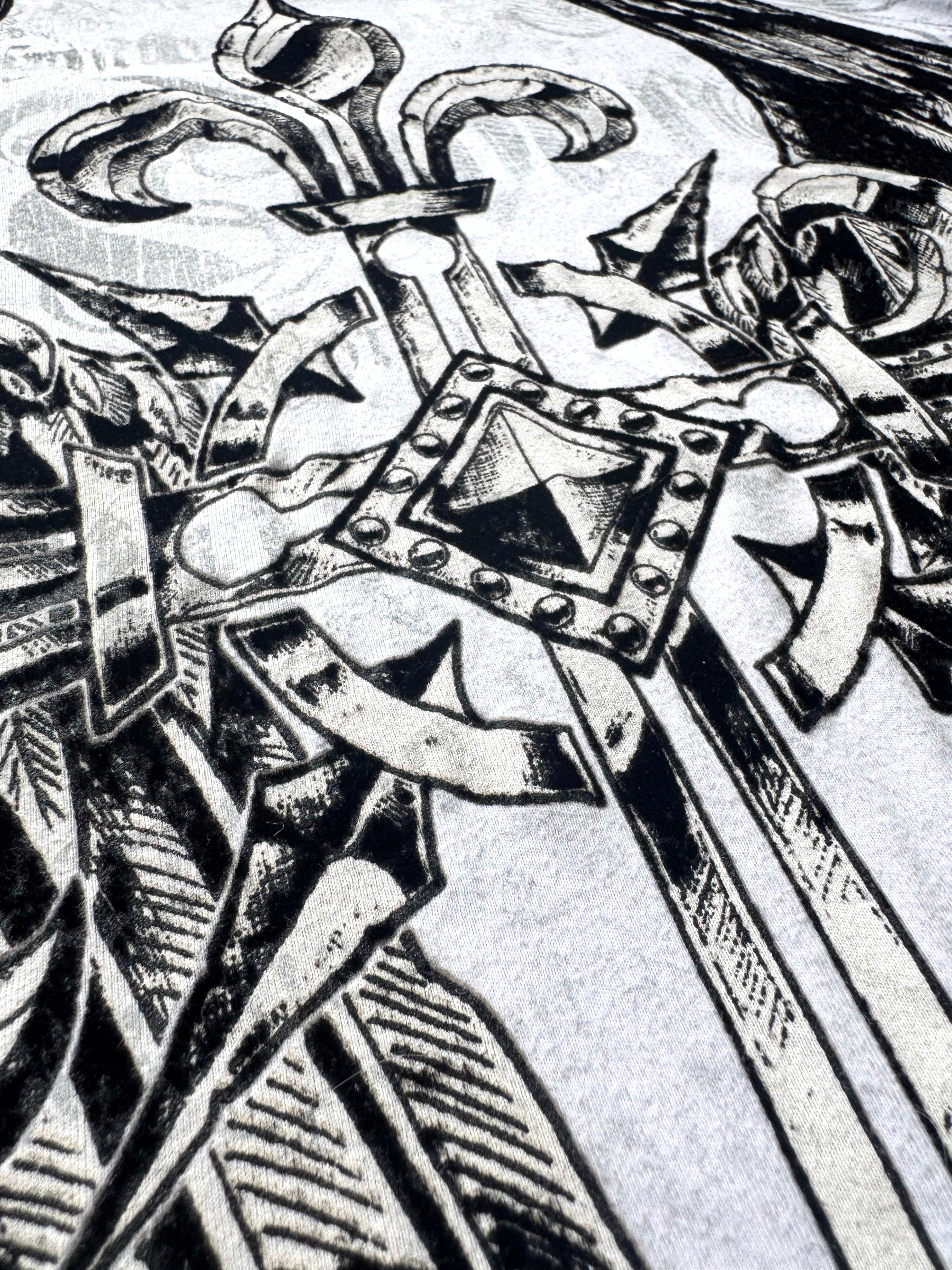 Raw State White Redemption Grunge T-Shirt