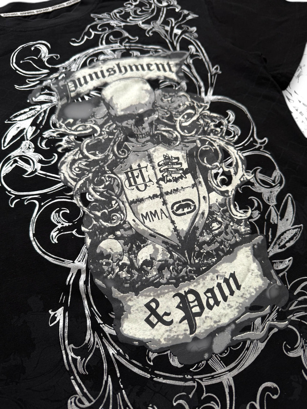 Ecko Unltd. "Punishment and Pain" Grunge T-Shirt