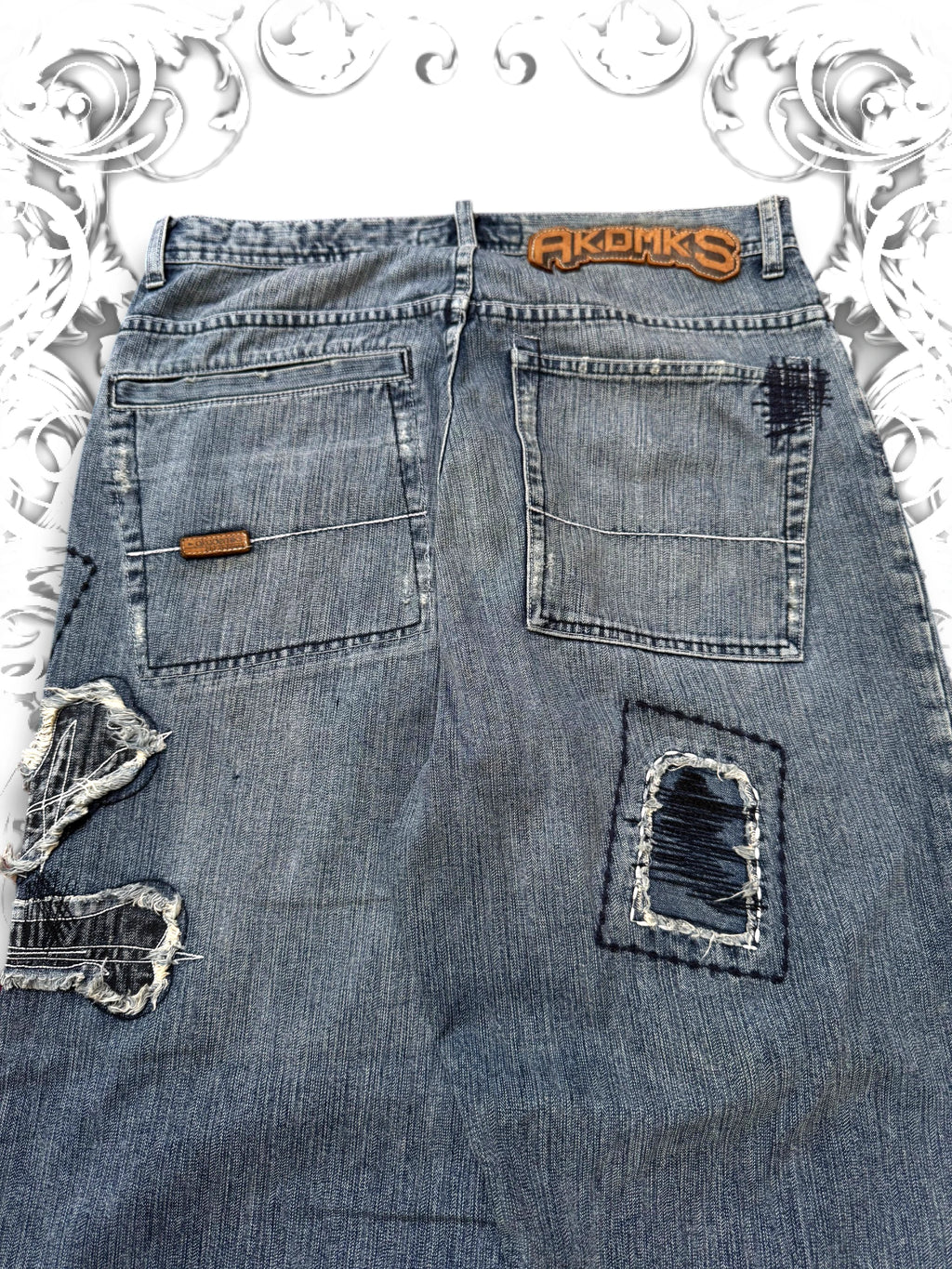 Akademiks Baggy y2k Skull Pants
