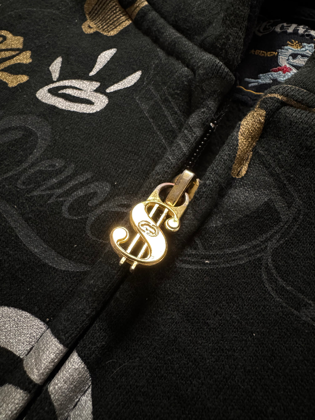Ecko Unltd. Graffiti Pattern Hooded Vest