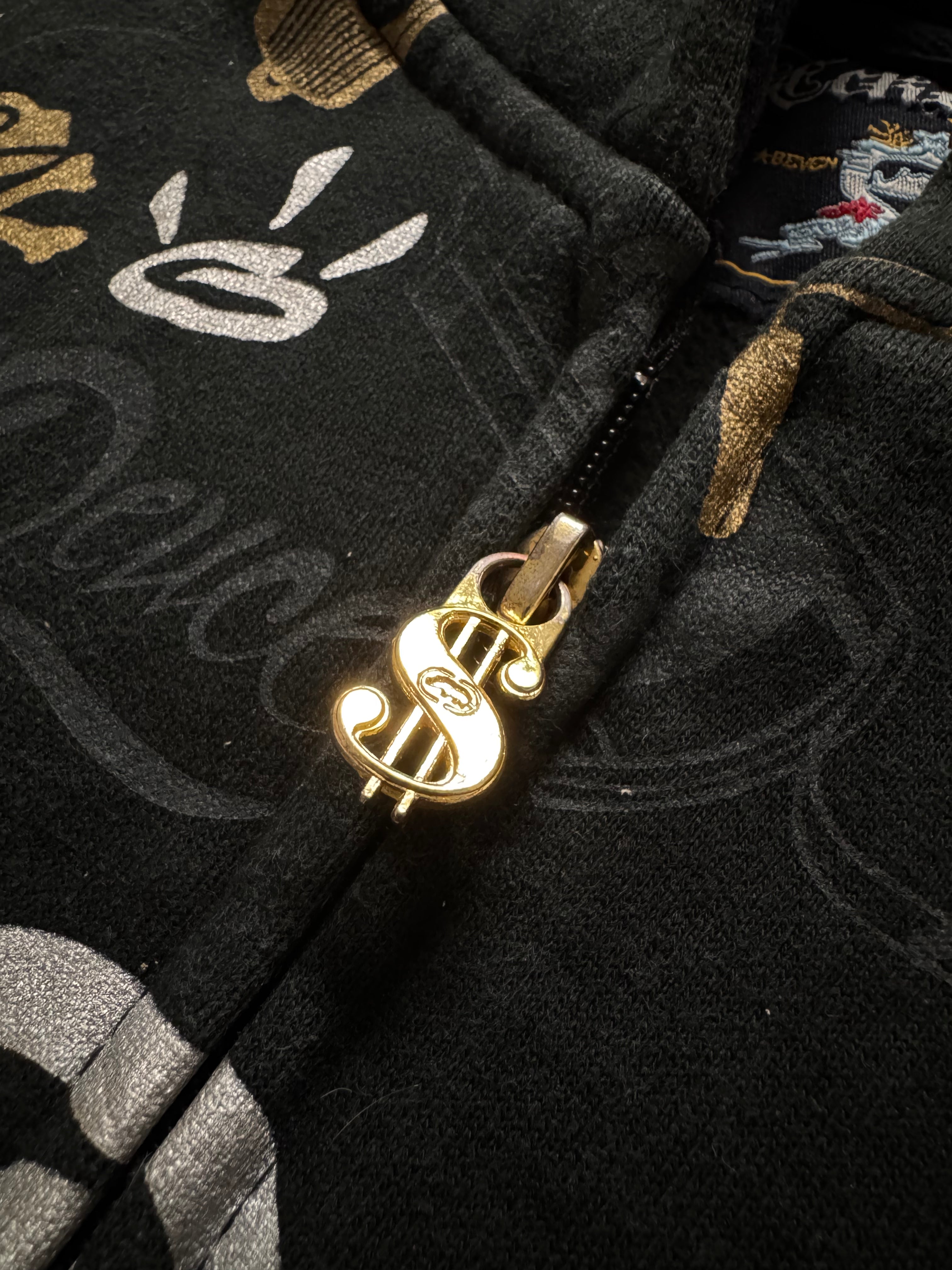 Ecko Unltd. Graffiti Pattern Hooded Vest