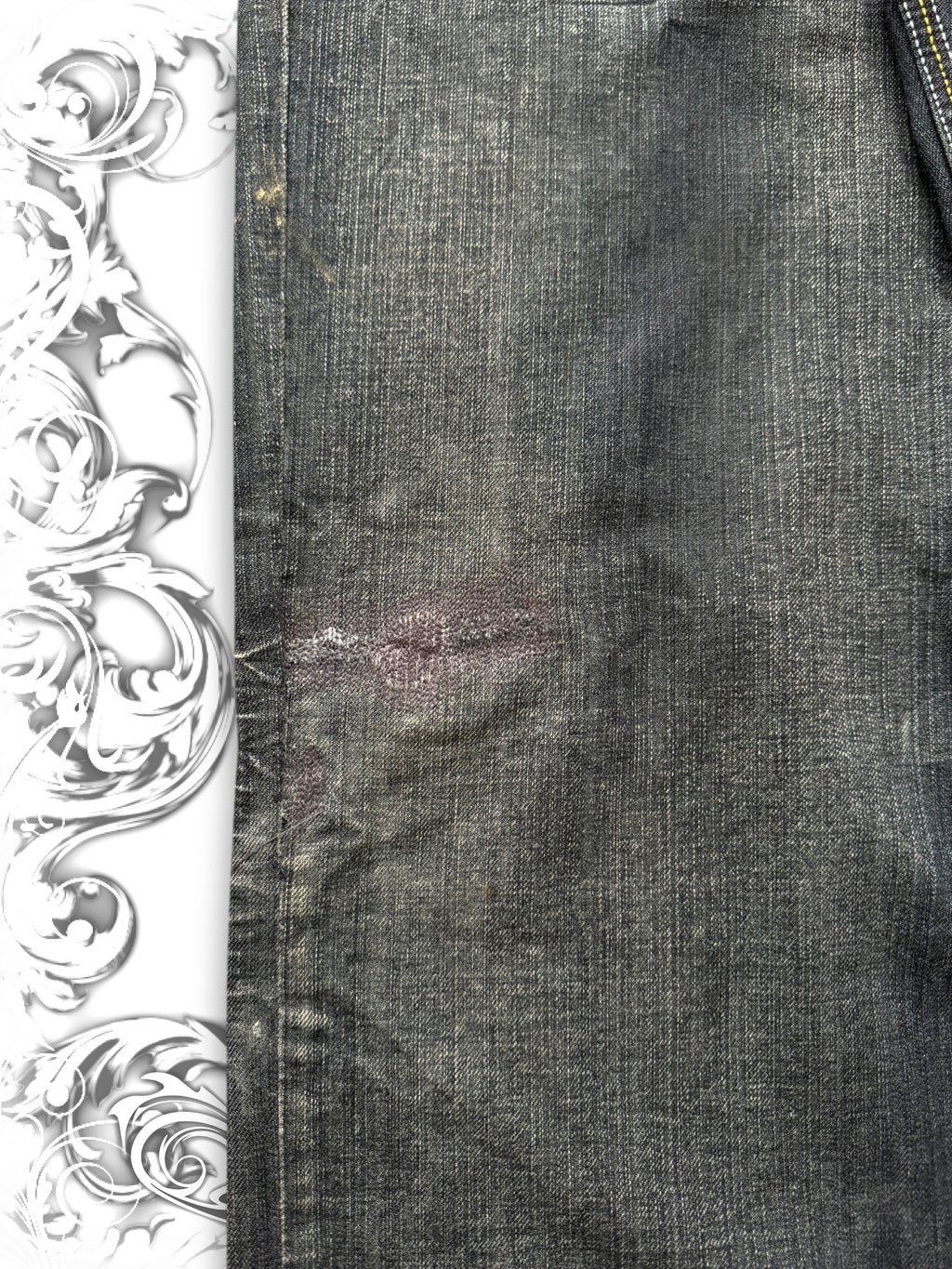 Artful Dodger "Bishops Island" Embroidered Premium Baggy Jeans