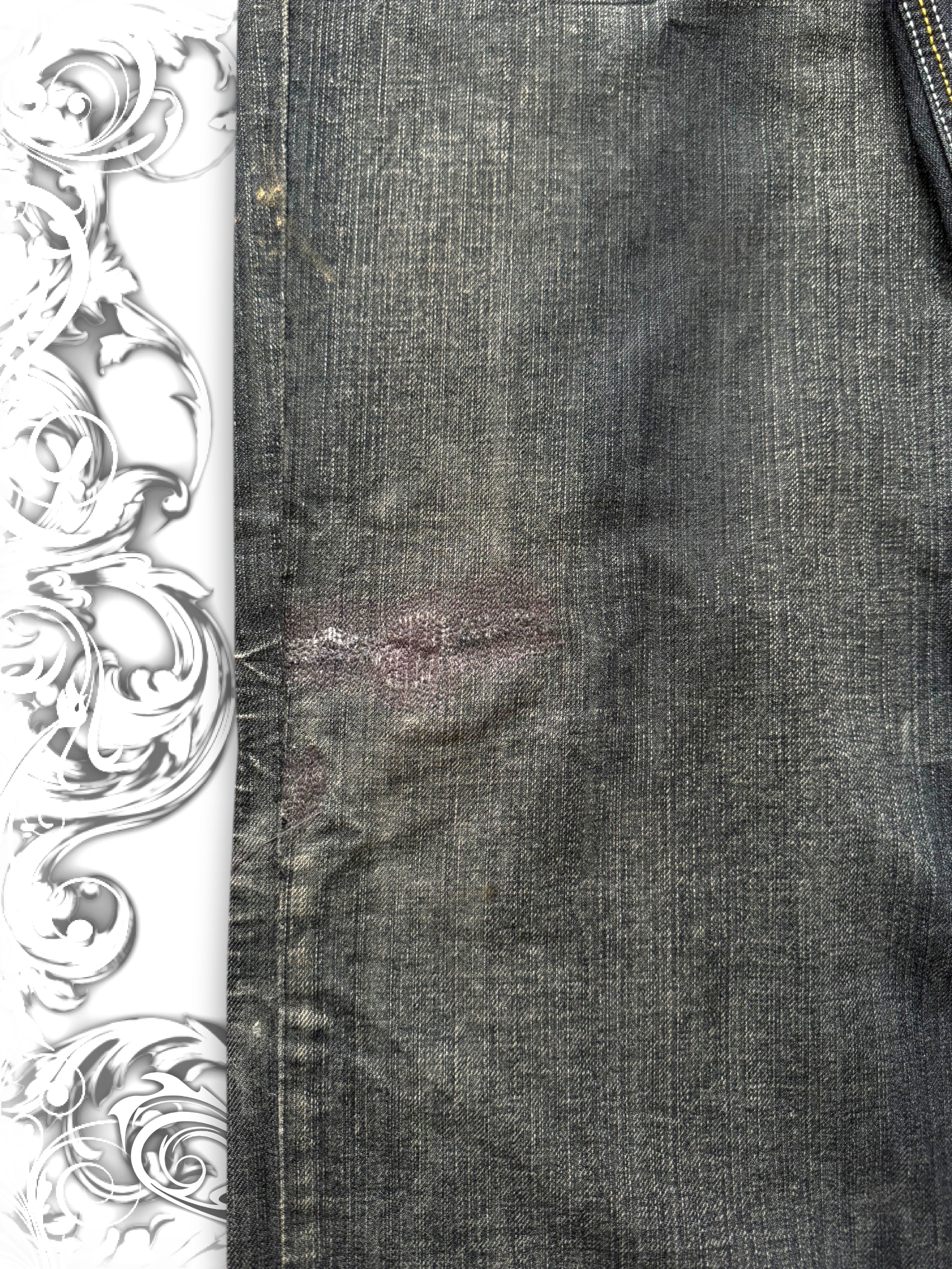 Artful Dodger "Bishops Island" Embroidered Premium Baggy Jeans
