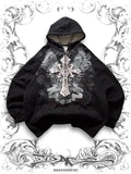 Avirex Winged Cross Vintage Zip Hoodie