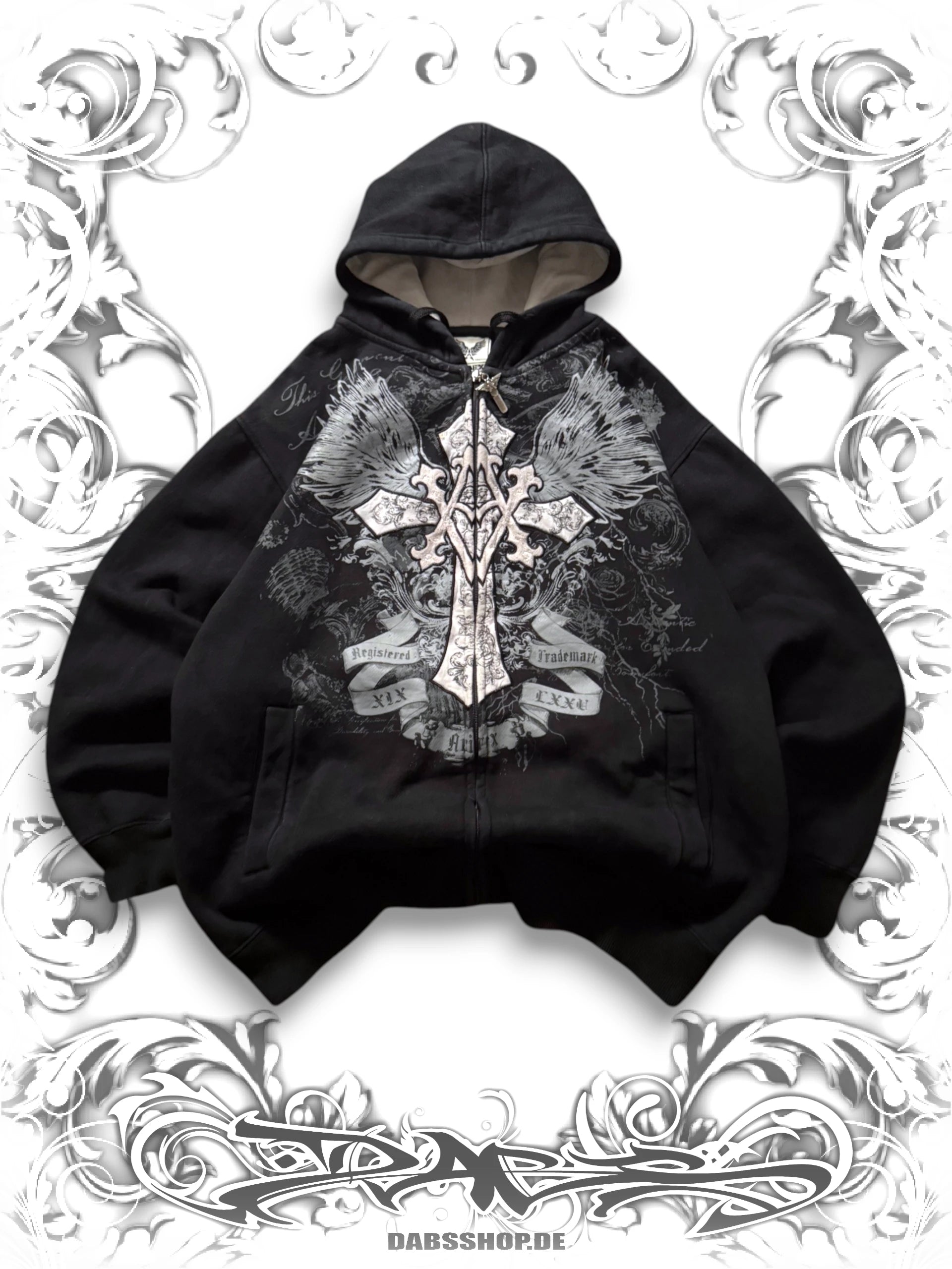 Avirex Winged Cross Vintage Zip Hoodie