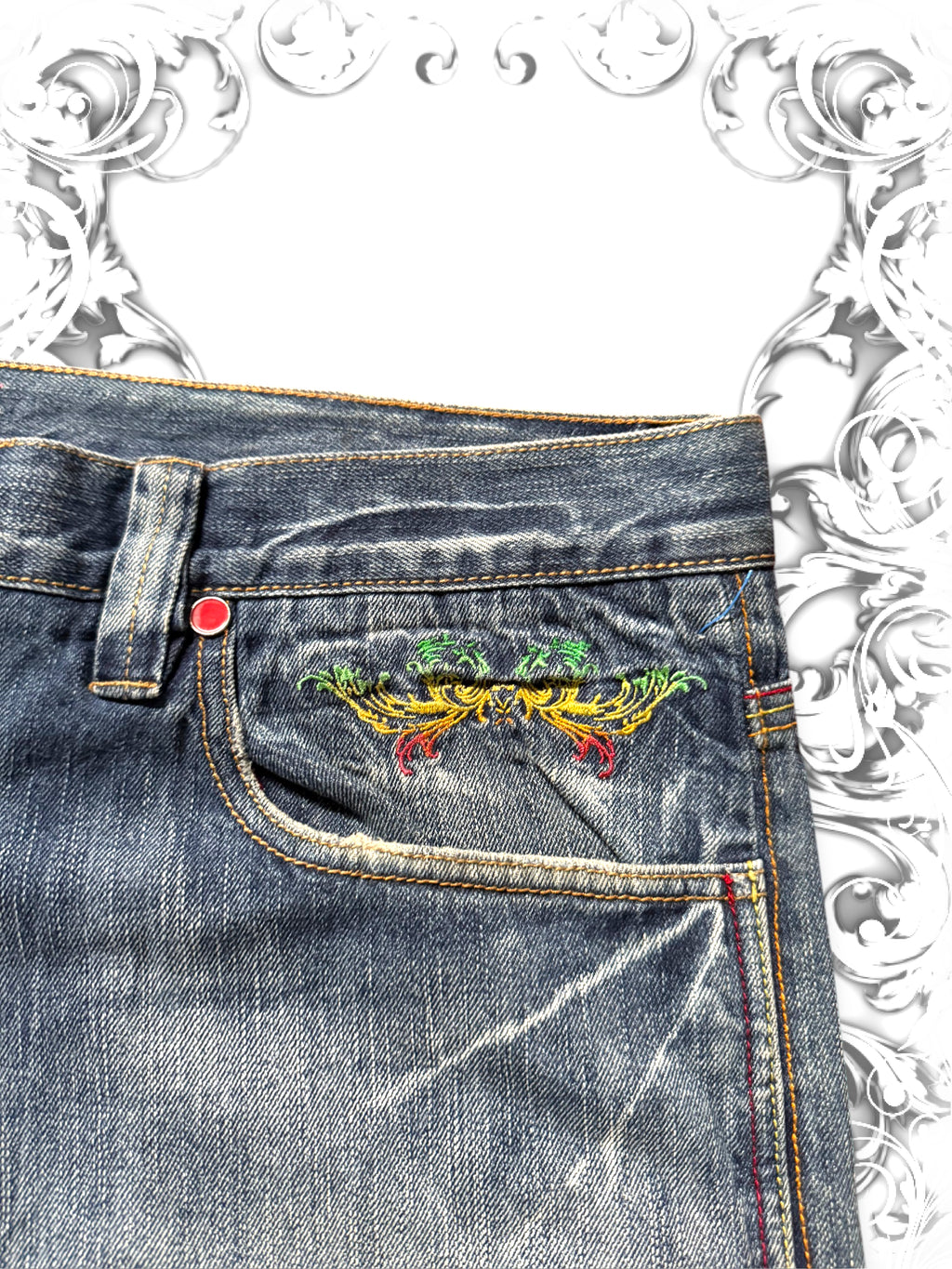 Coogi Embroidered Premium Baggy Pants