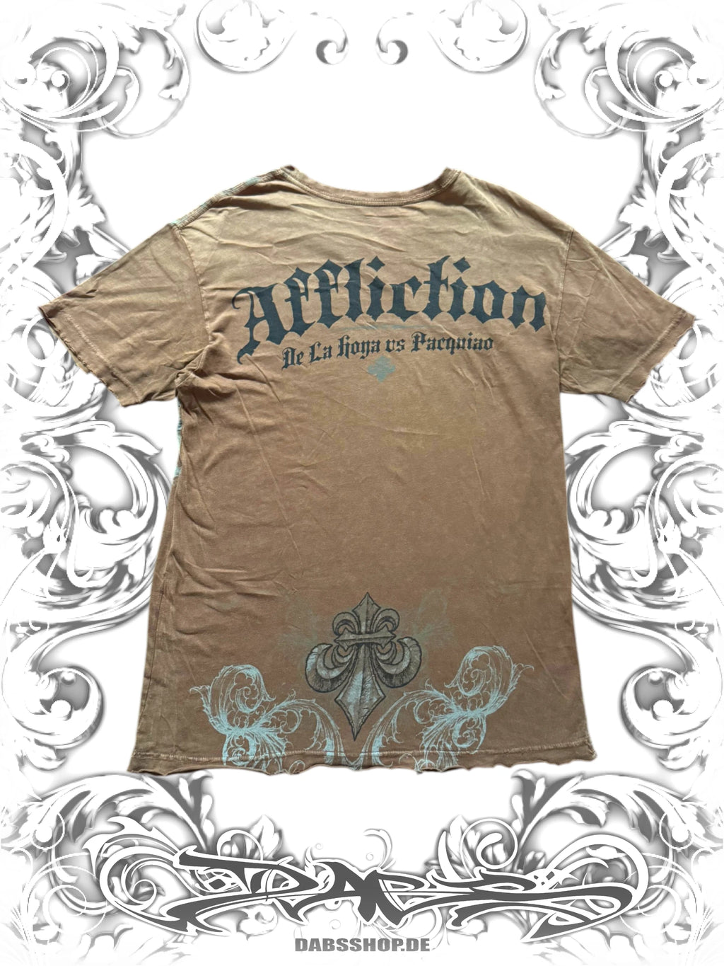 Affliction "De La Hoya vs Pacquiao" MMA Grunge T-Shirt
