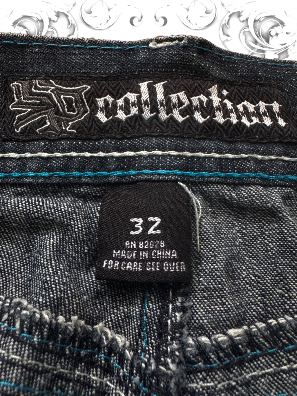 Southpole Blue Embroidered Premium 2000s Jorts