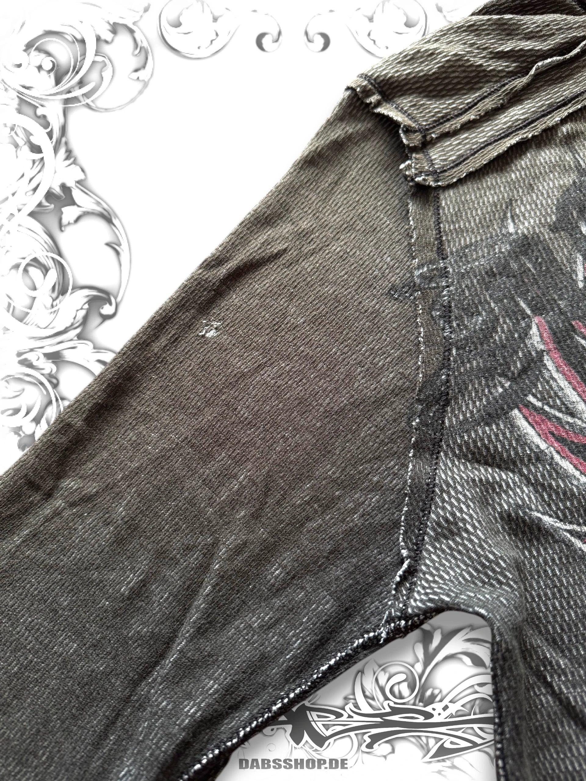 Affliction Live Fast 2000s Reversible Printed Longsleeve