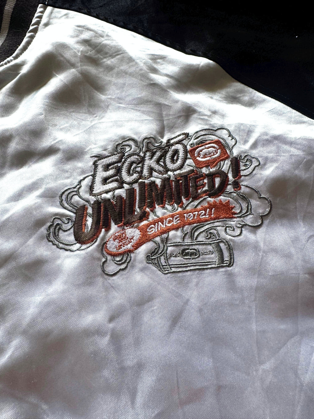 Ecko Unltd Embroidered Reversible Vintage Comic Jacket