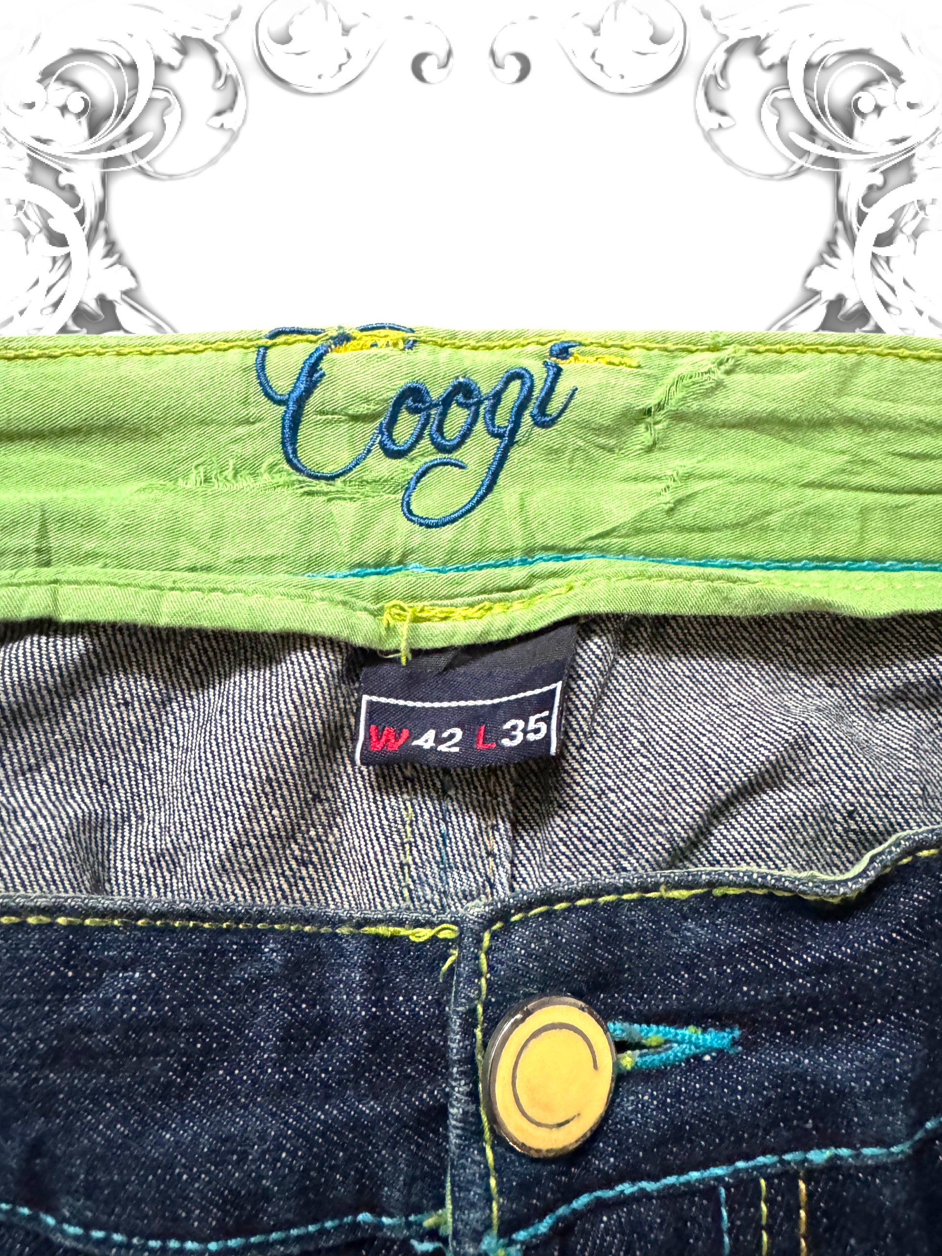 Coogi Embroidered Premium Baggy Pants