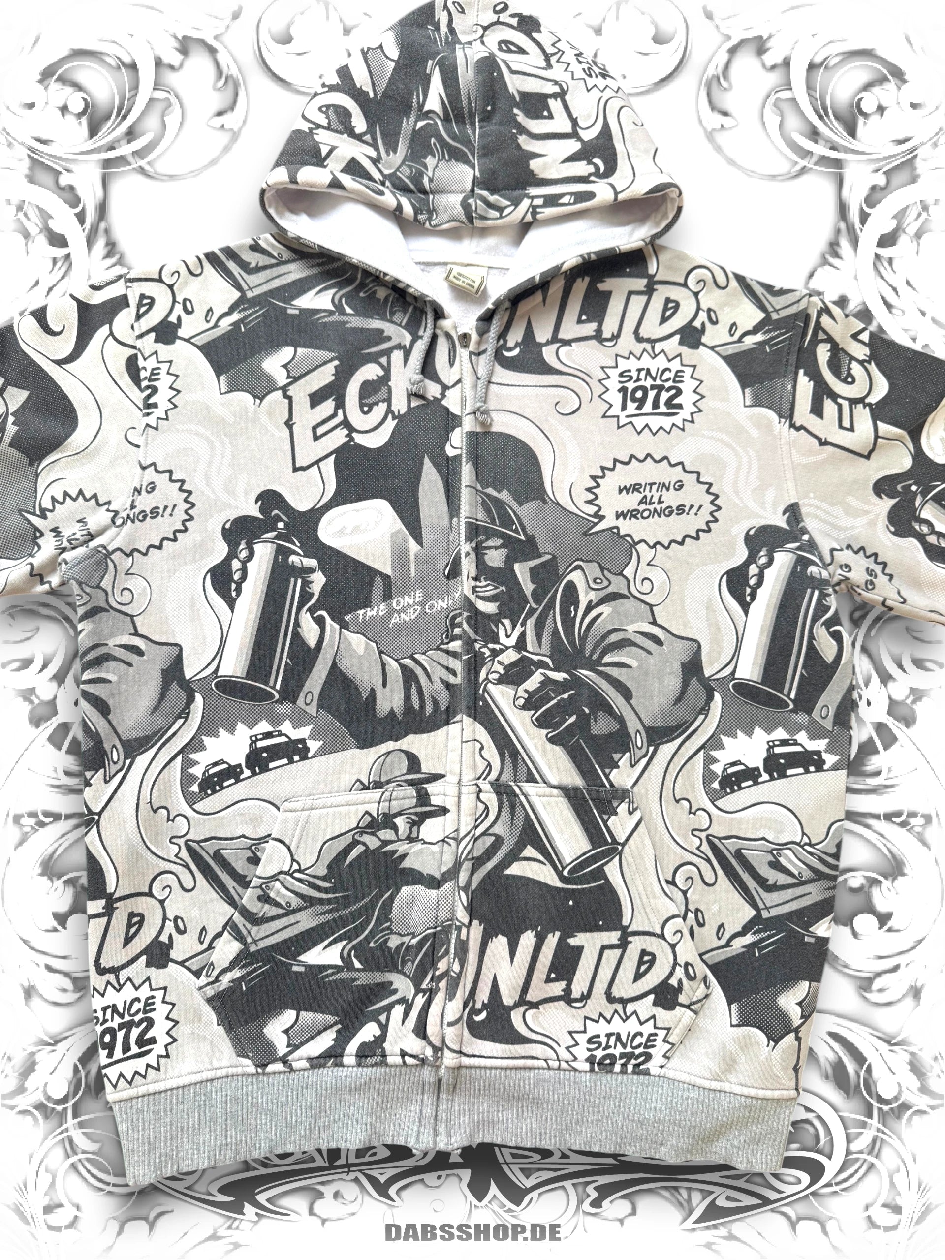 Ecko Unltd. Old School Graffiti 2000s Zip Hoodie