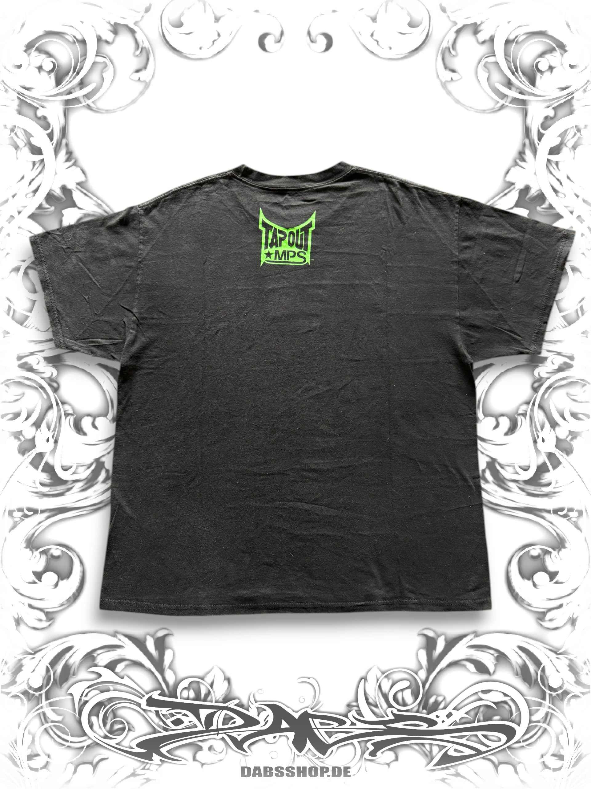 Tapout MPS 2000s Green Bull Grunge Shirt