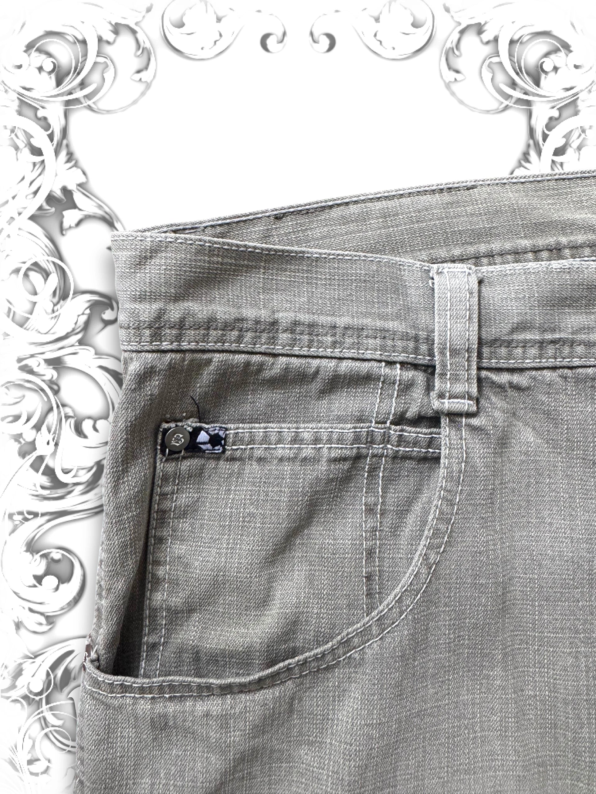 Southpole Navy/Black Tab Baggy Jorts