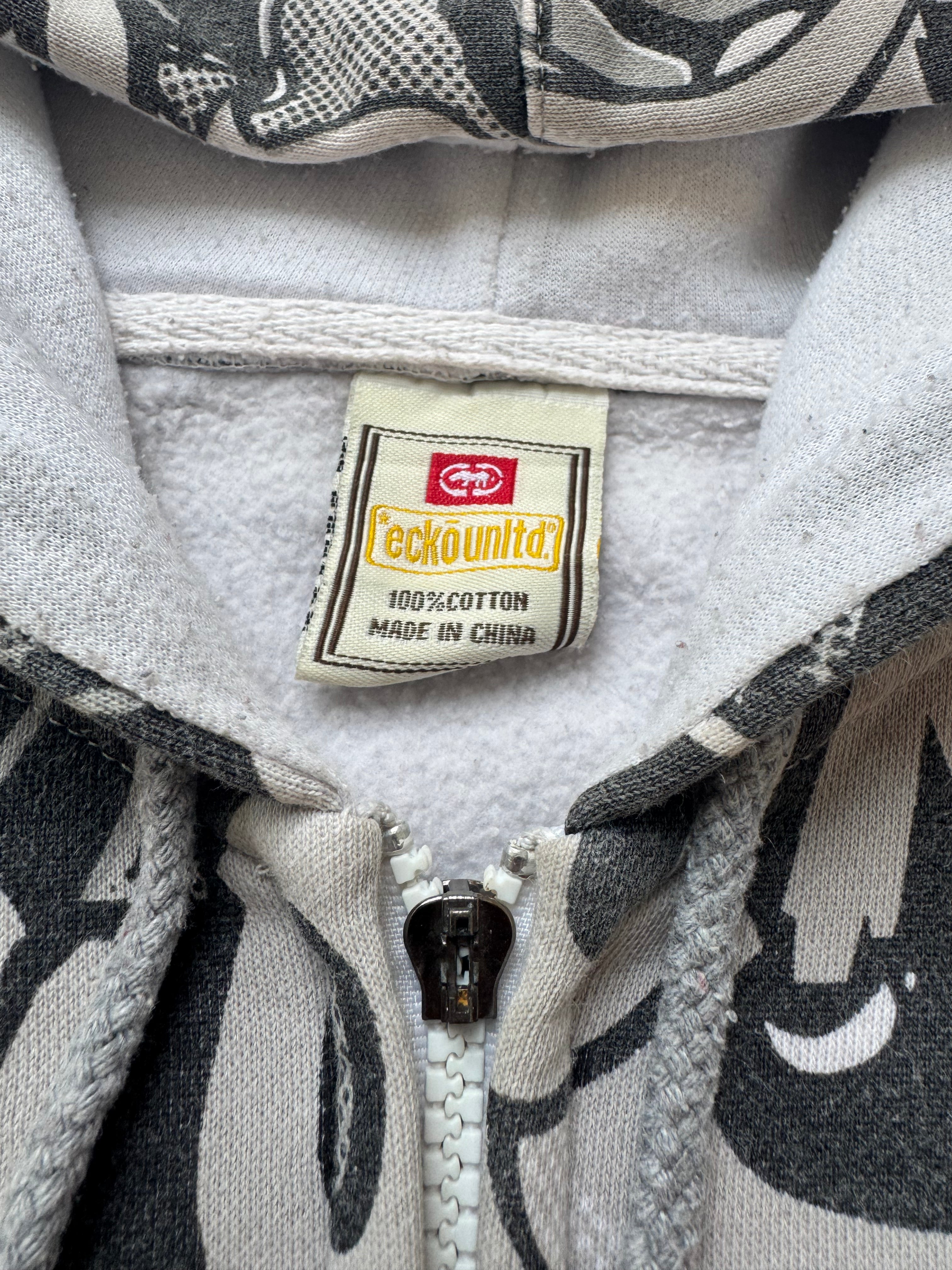 Ecko Unltd. Old School Graffiti 2000s Zip Hoodie