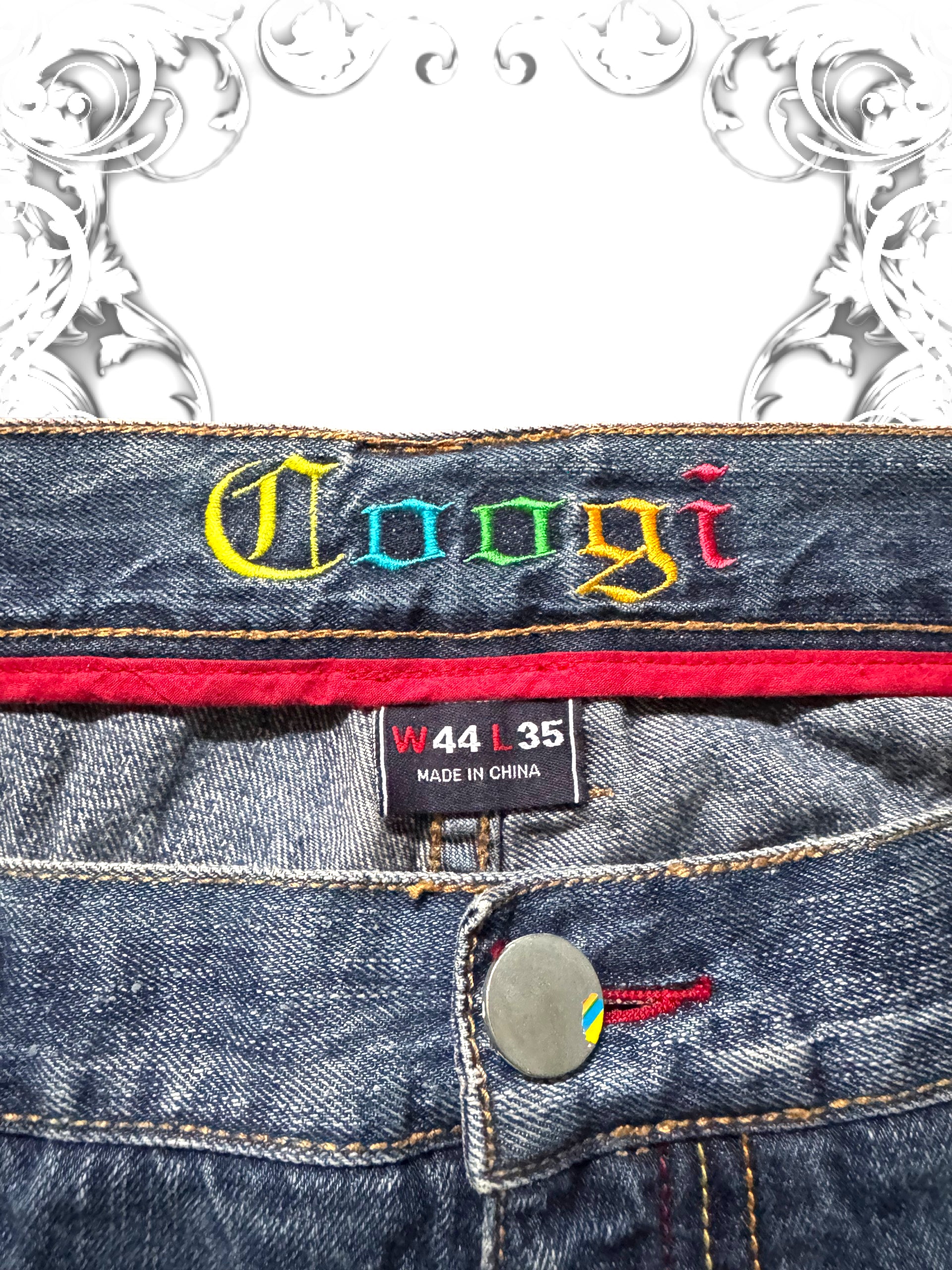 Coogi Embroidered Premium Baggy Pants