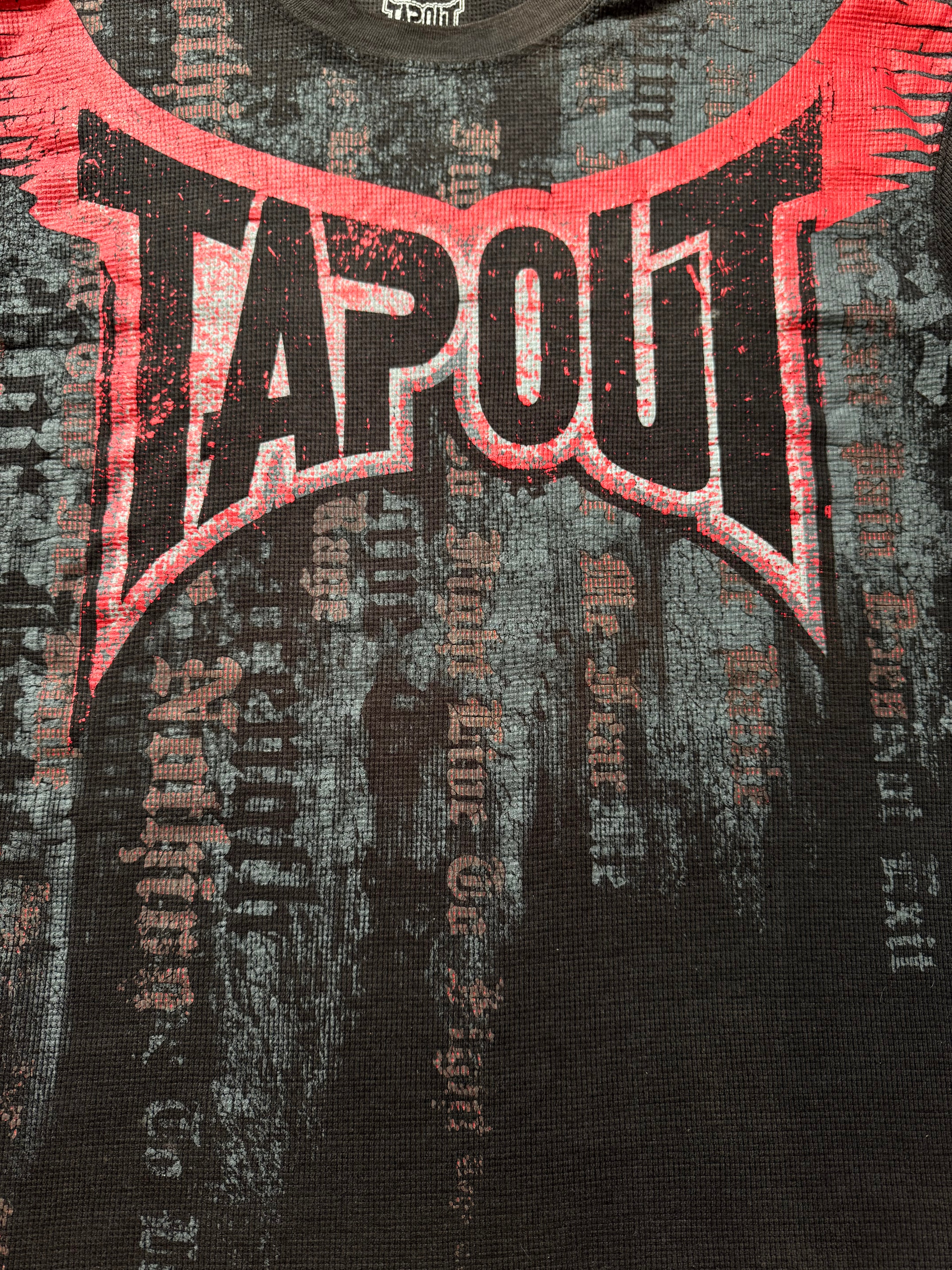 Tapout Grunge Typography Print Longsleeve