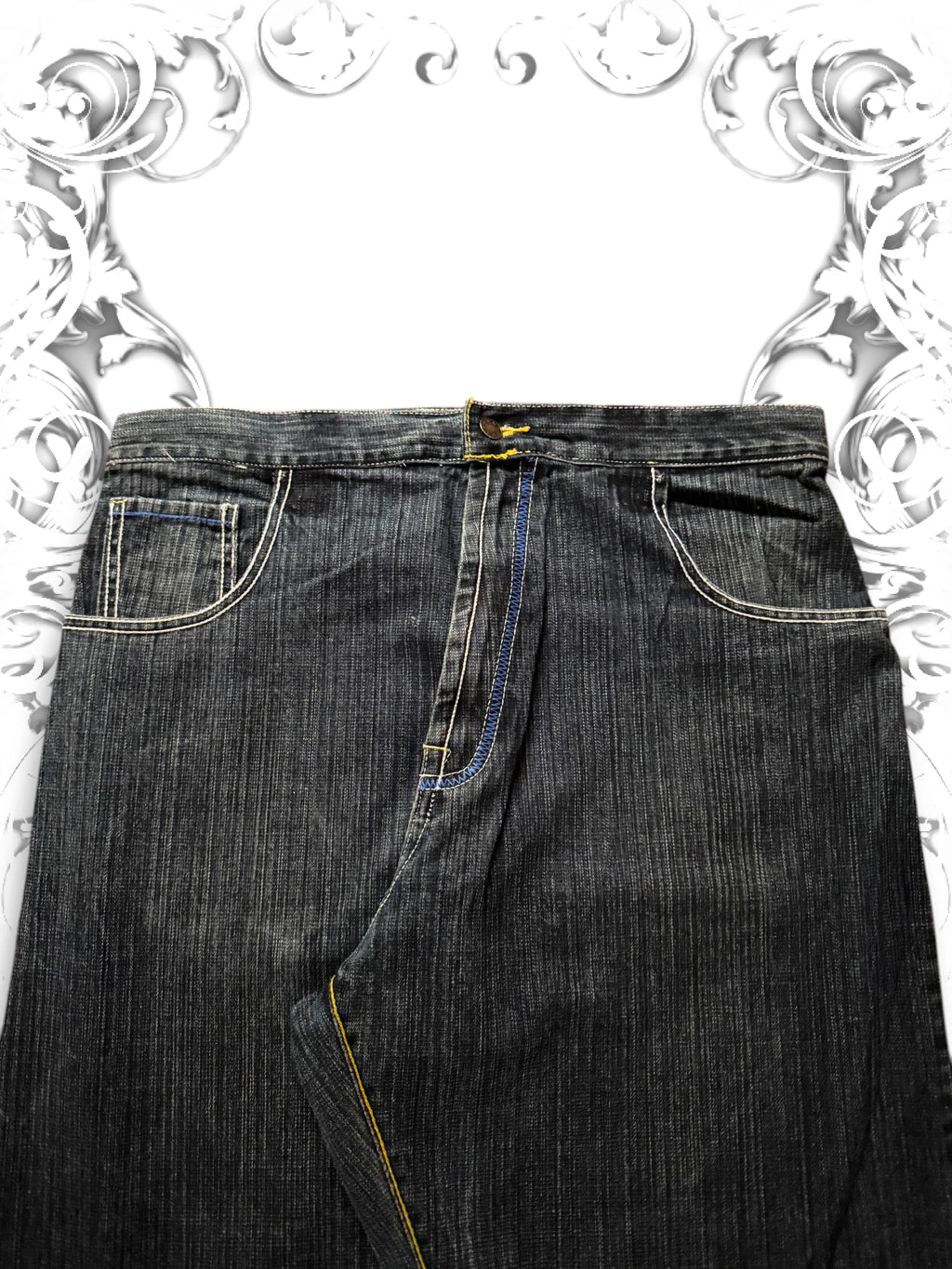 Evolution Embroidered Hip Hop Baggy Pants