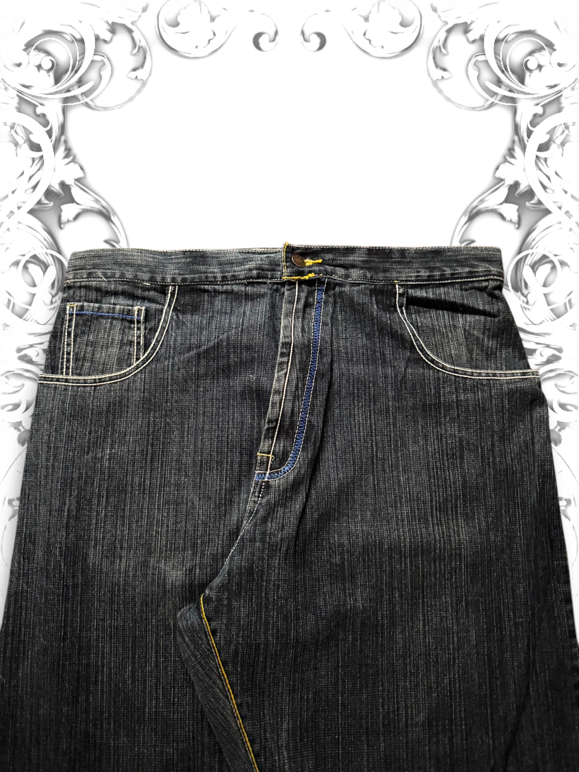 Evolution Embroidered Hip Hop Baggy Pants