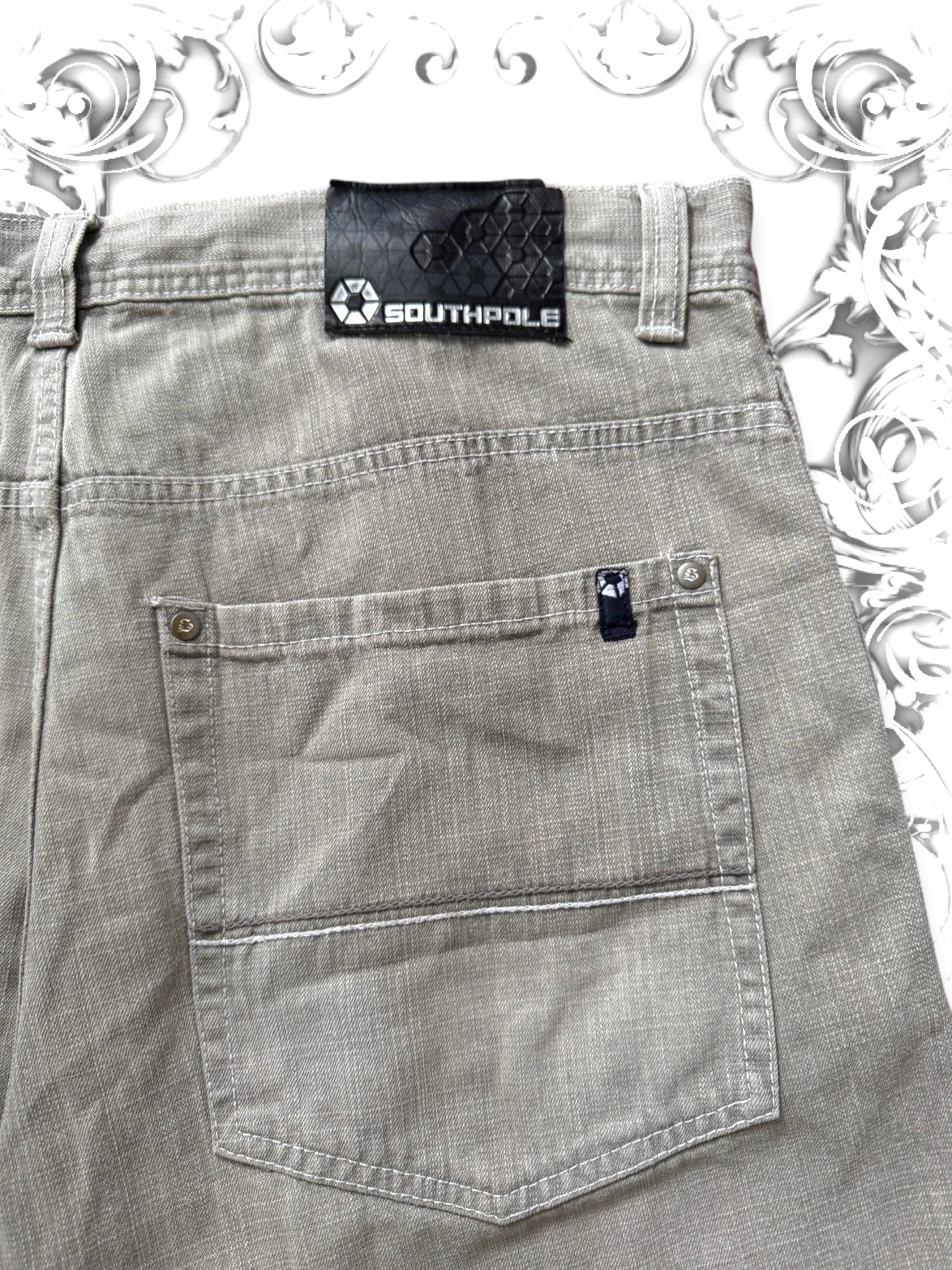 Southpole Navy/Black Tab Baggy Jorts