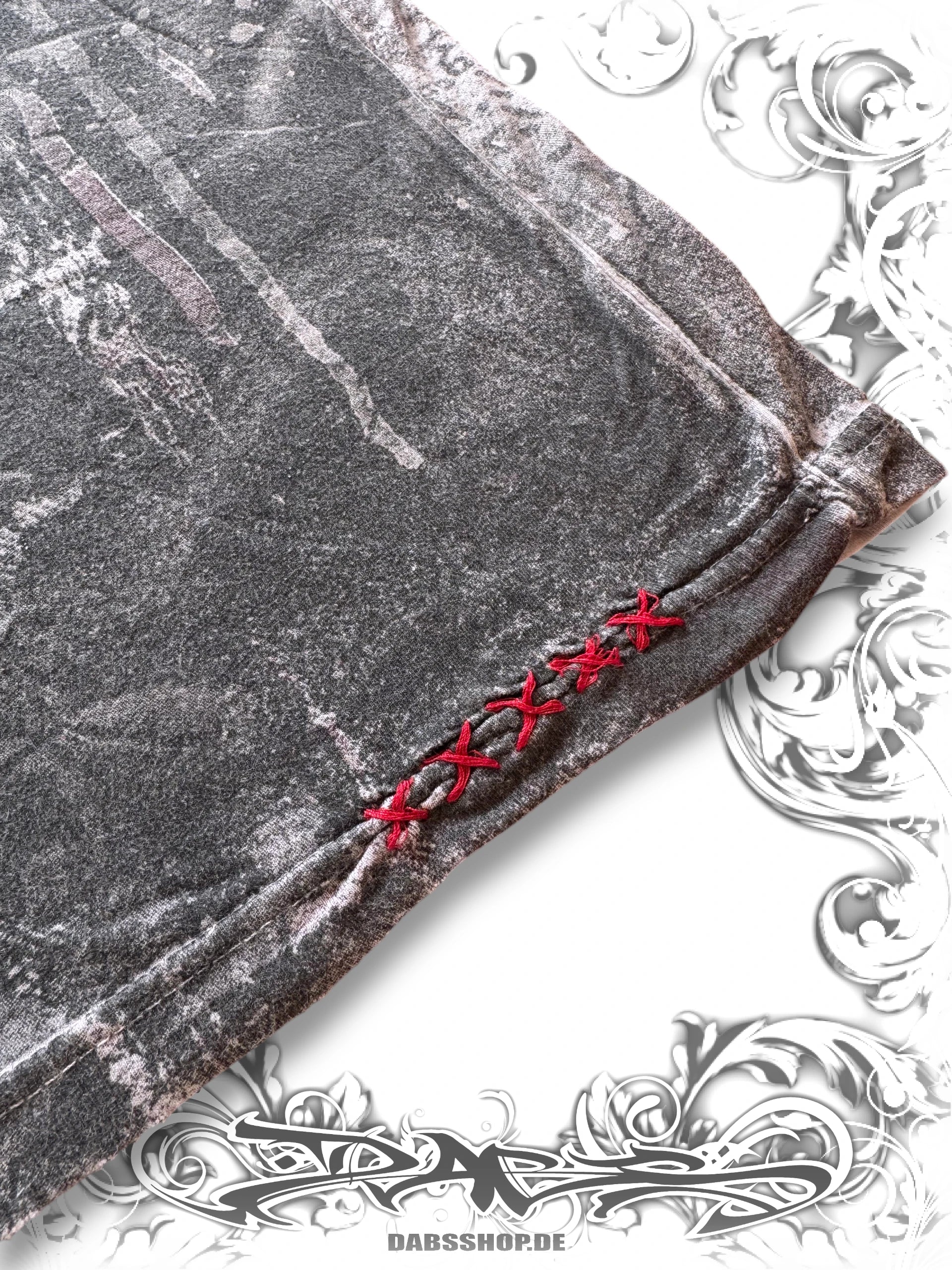 Affliction Bamboo Series Crying Angel Grunge Shirt