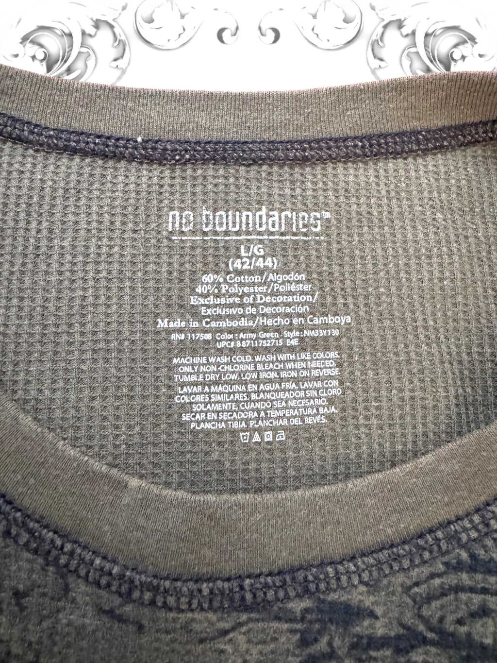 No Boundaries Grunge Longsleeve