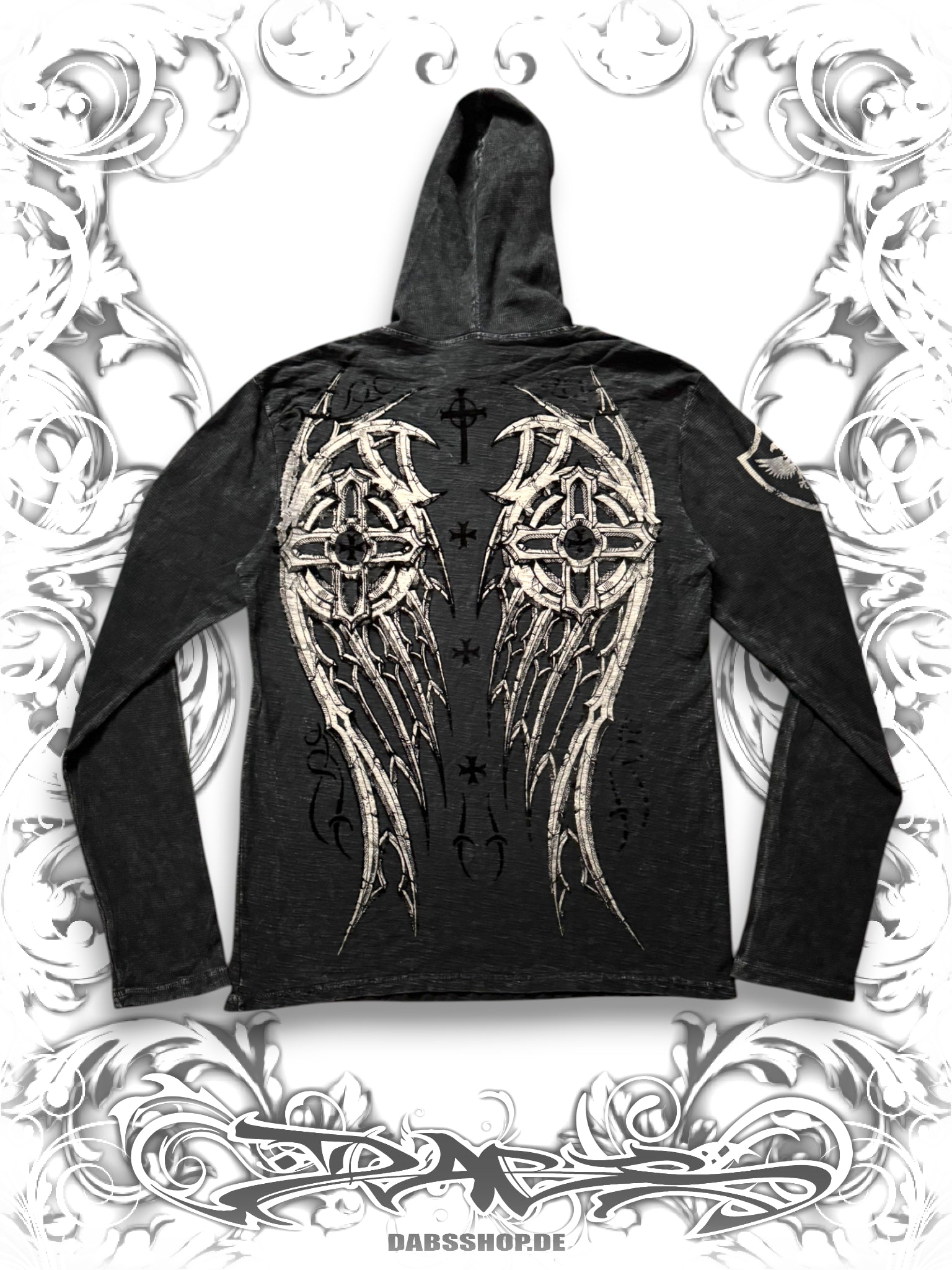 Raw State Redemption 2000s Hooded Longsleeve