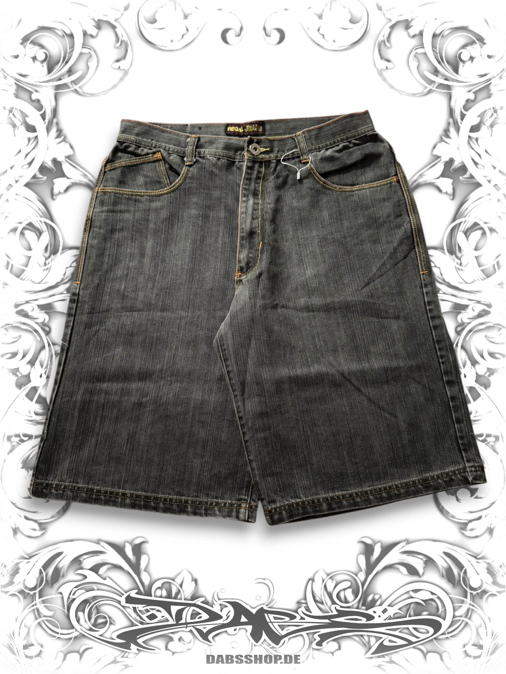 Regal Jeans Hip Hop Crown Baggy Jorts