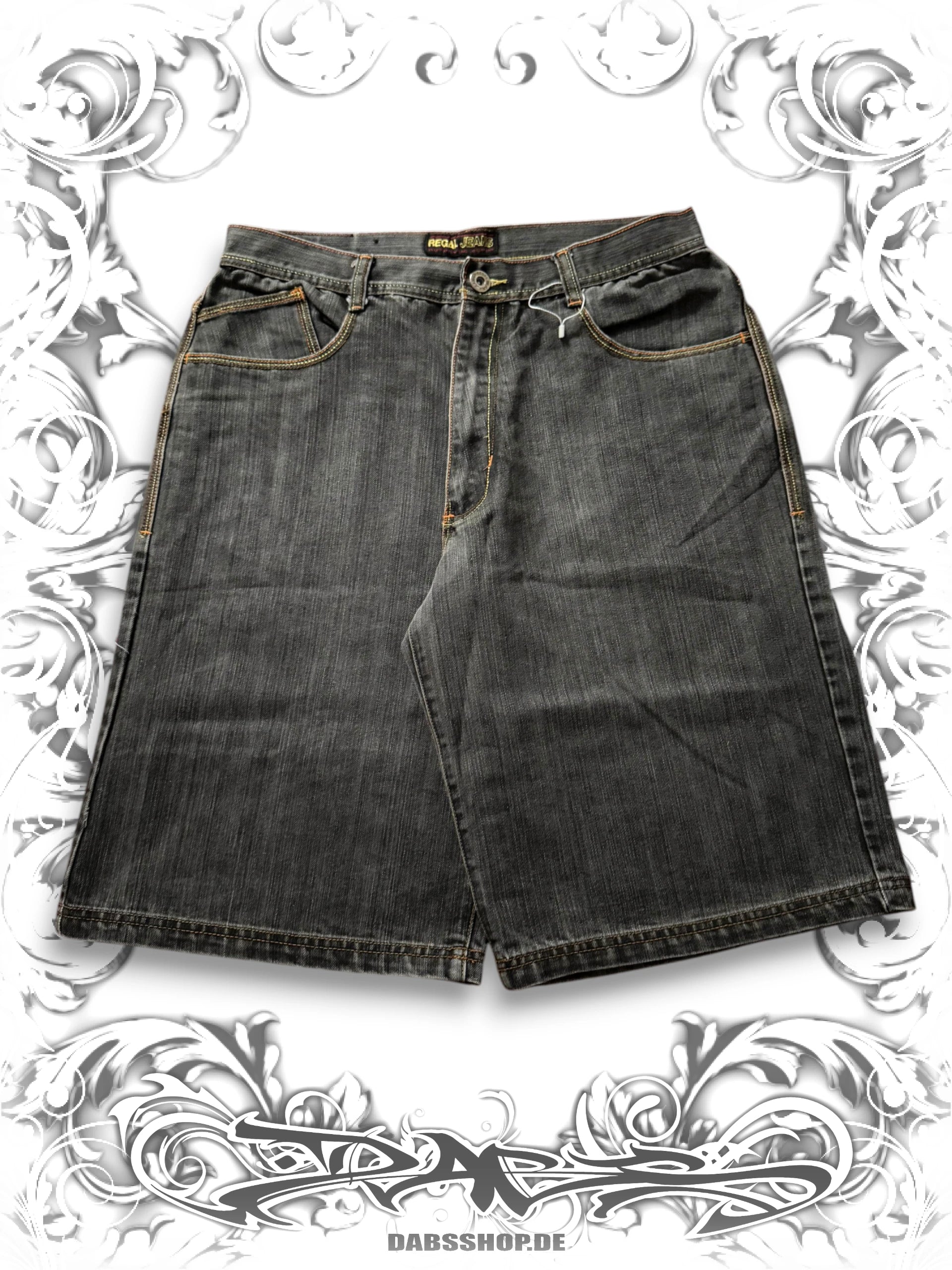 Regal Jeans Hip Hop Crown Baggy Jorts