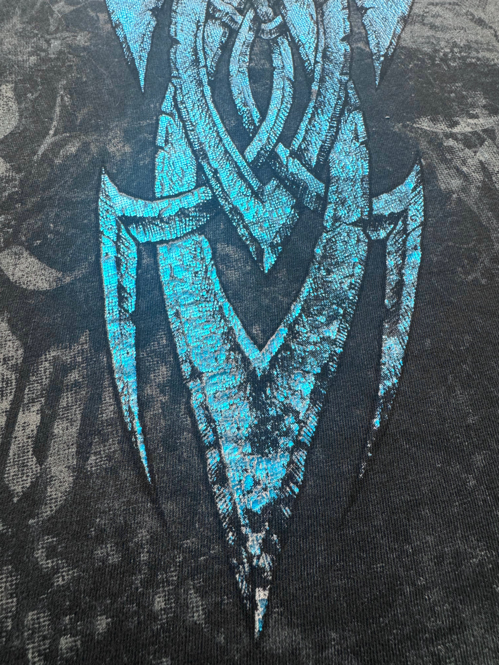 Affliction Tribal Norse Cross Grunge T-Shirt