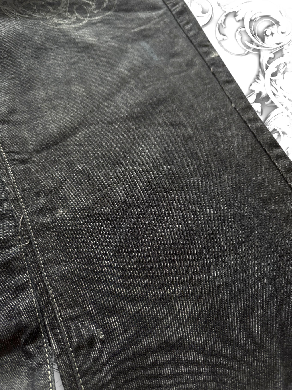 Rare Vintage Raw Blue Apex Predator Pants with Studded Wings
