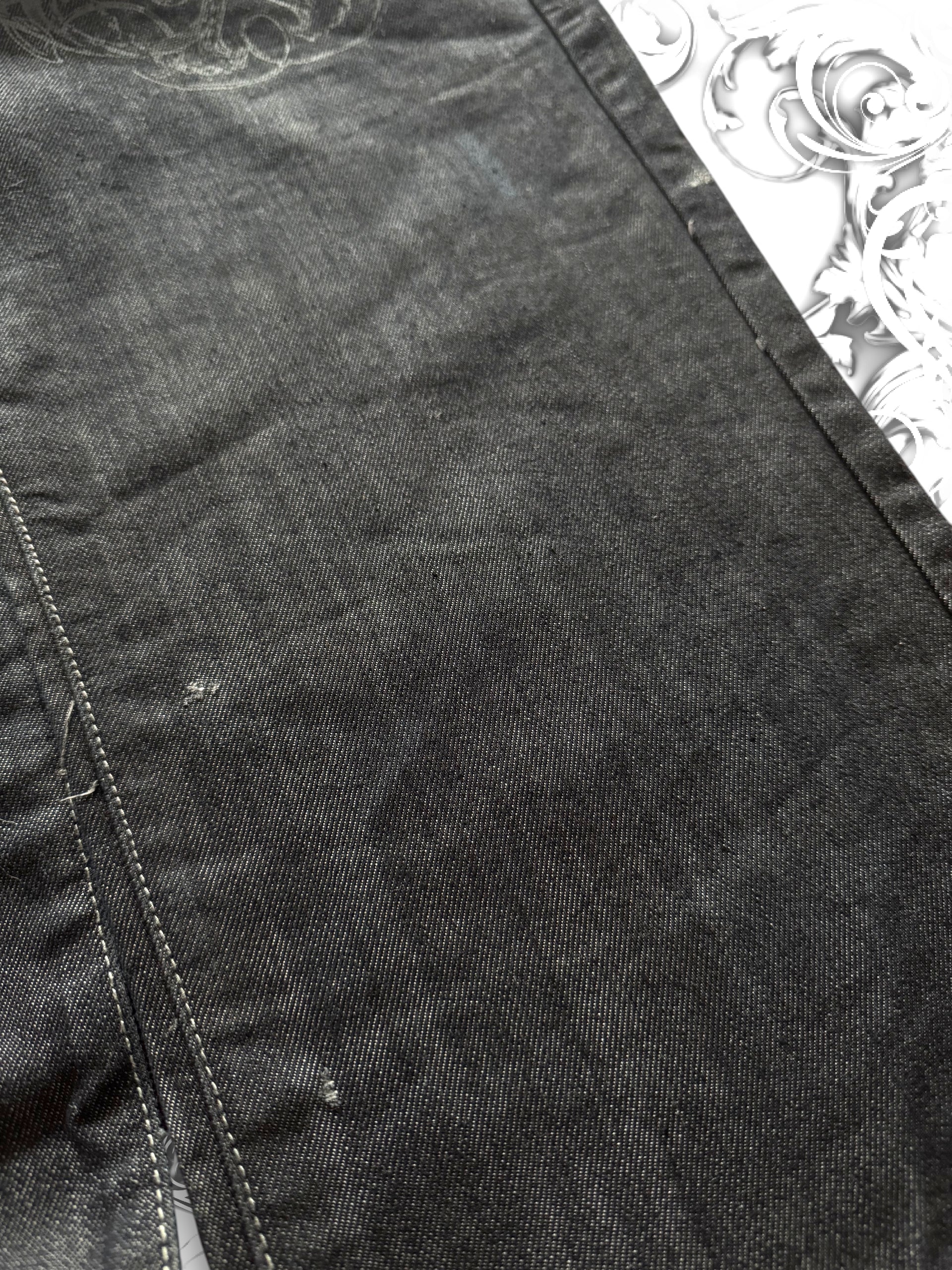Rare Vintage Raw Blue Apex Predator Pants with Studded Wings