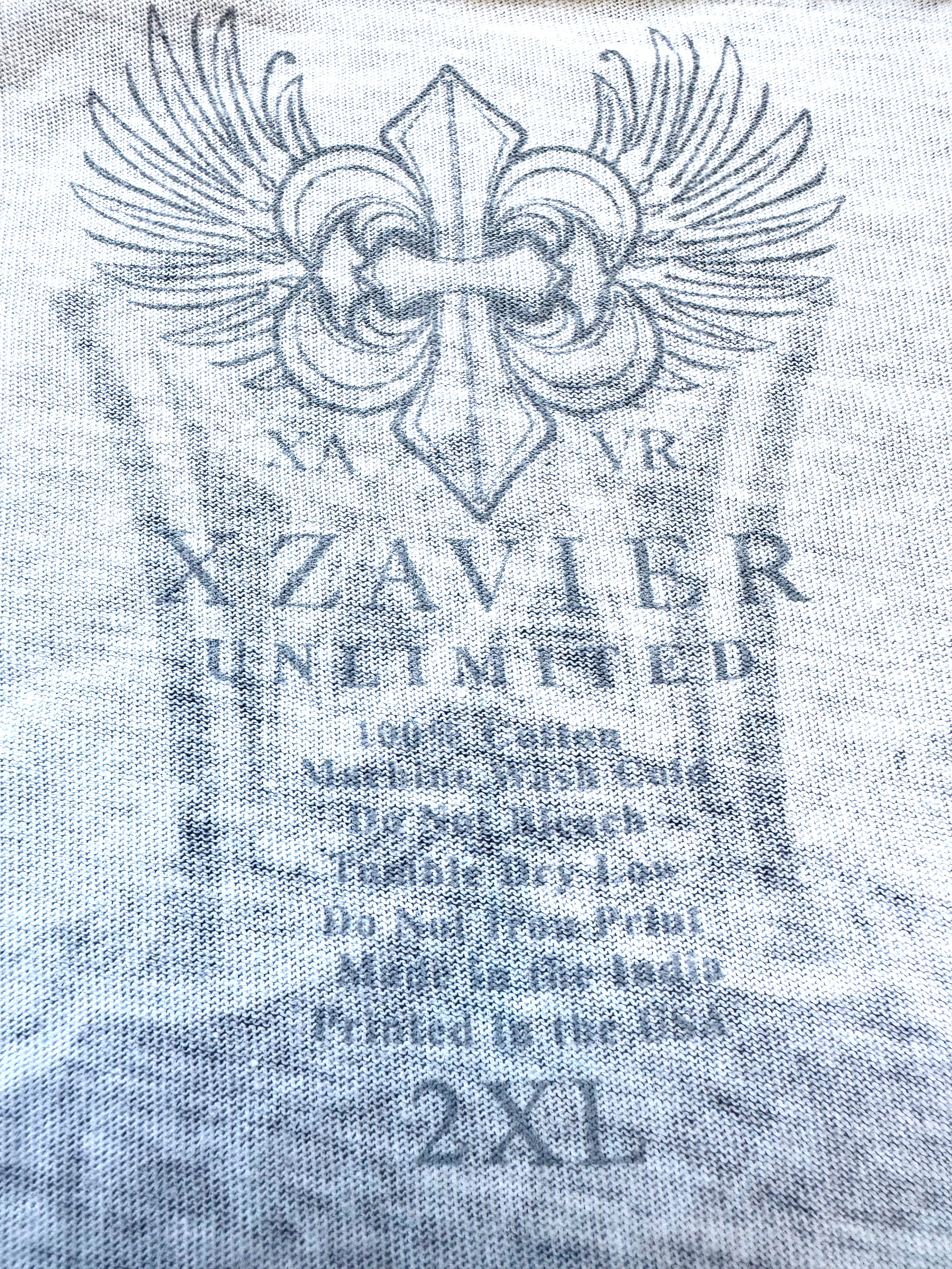 Xzavier Winged Skull 2000s T-Shirt