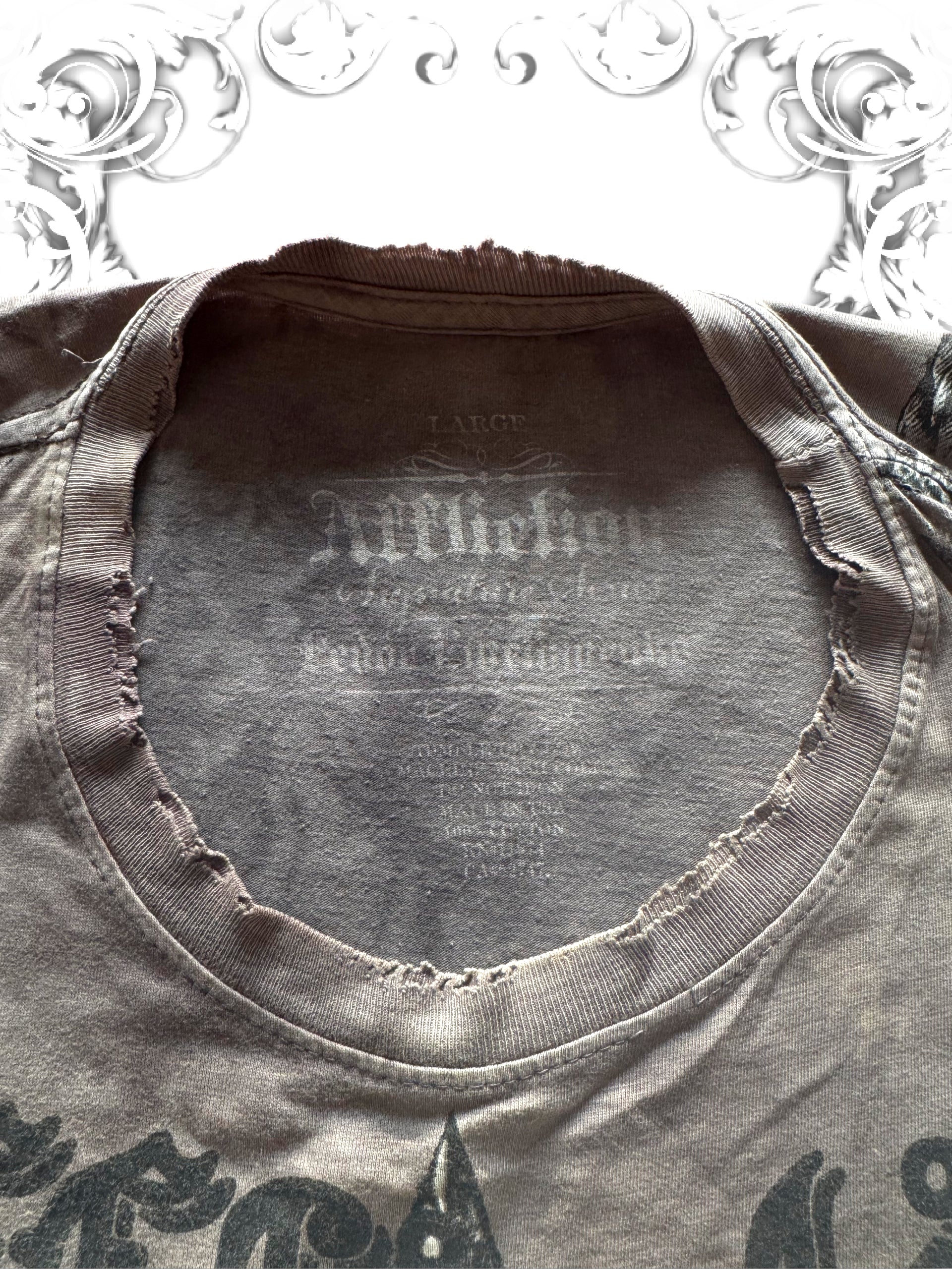 Rare Affliction The Last Emperor MMA Fighter Shirt