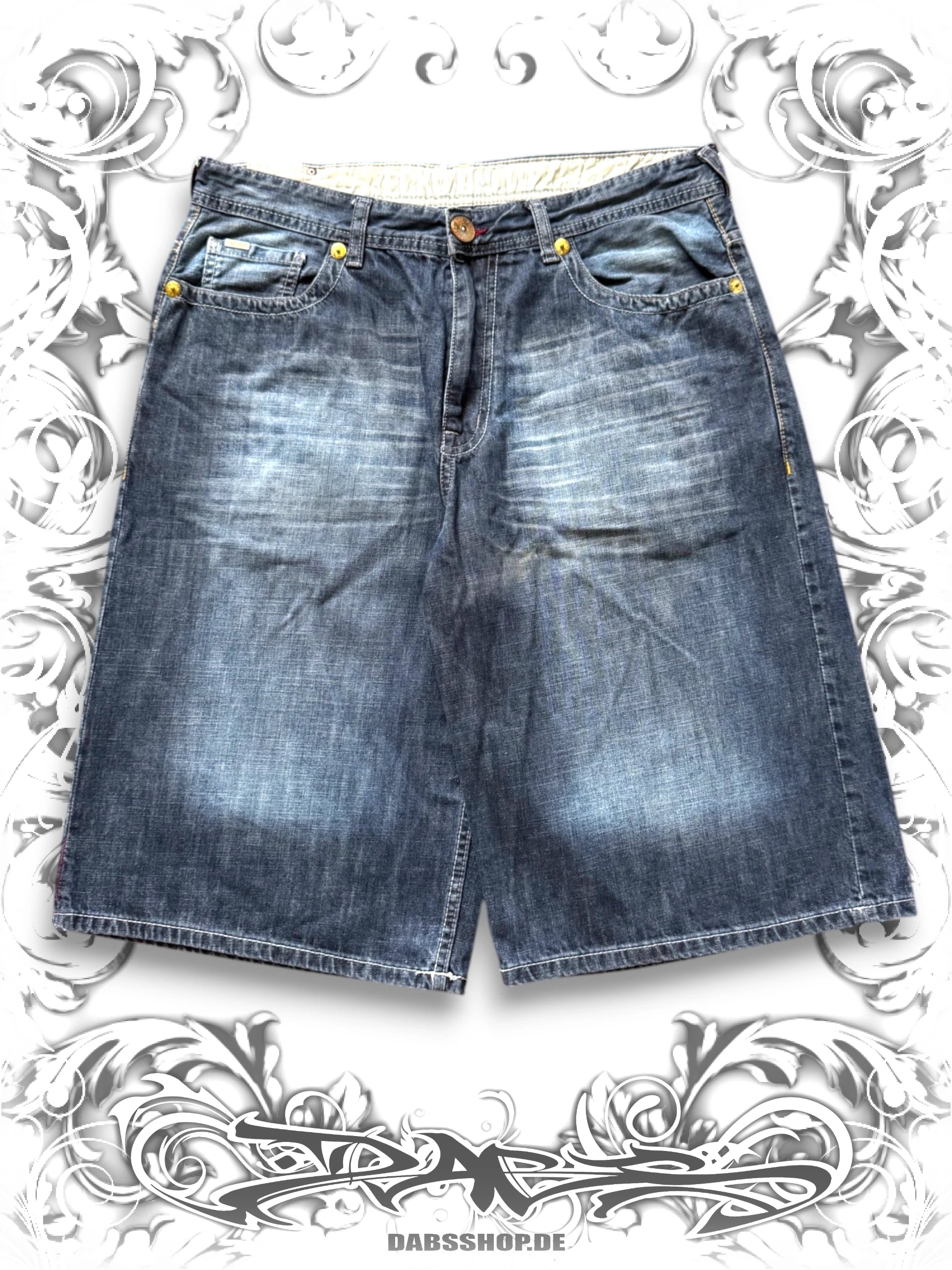 Ecko Unltd. Embroidered Red Rhino Vintage Jorts