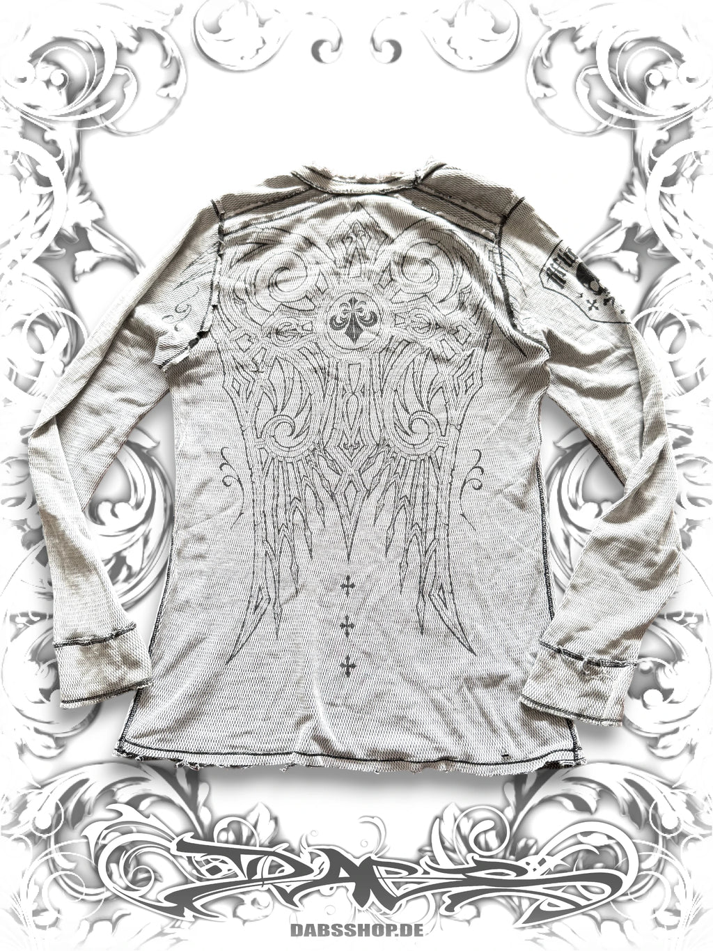 Affliction Live Fast 2000s Reversible Printed Longsleeve