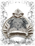 Affliction Tribal Skulls Vintage Hoodie