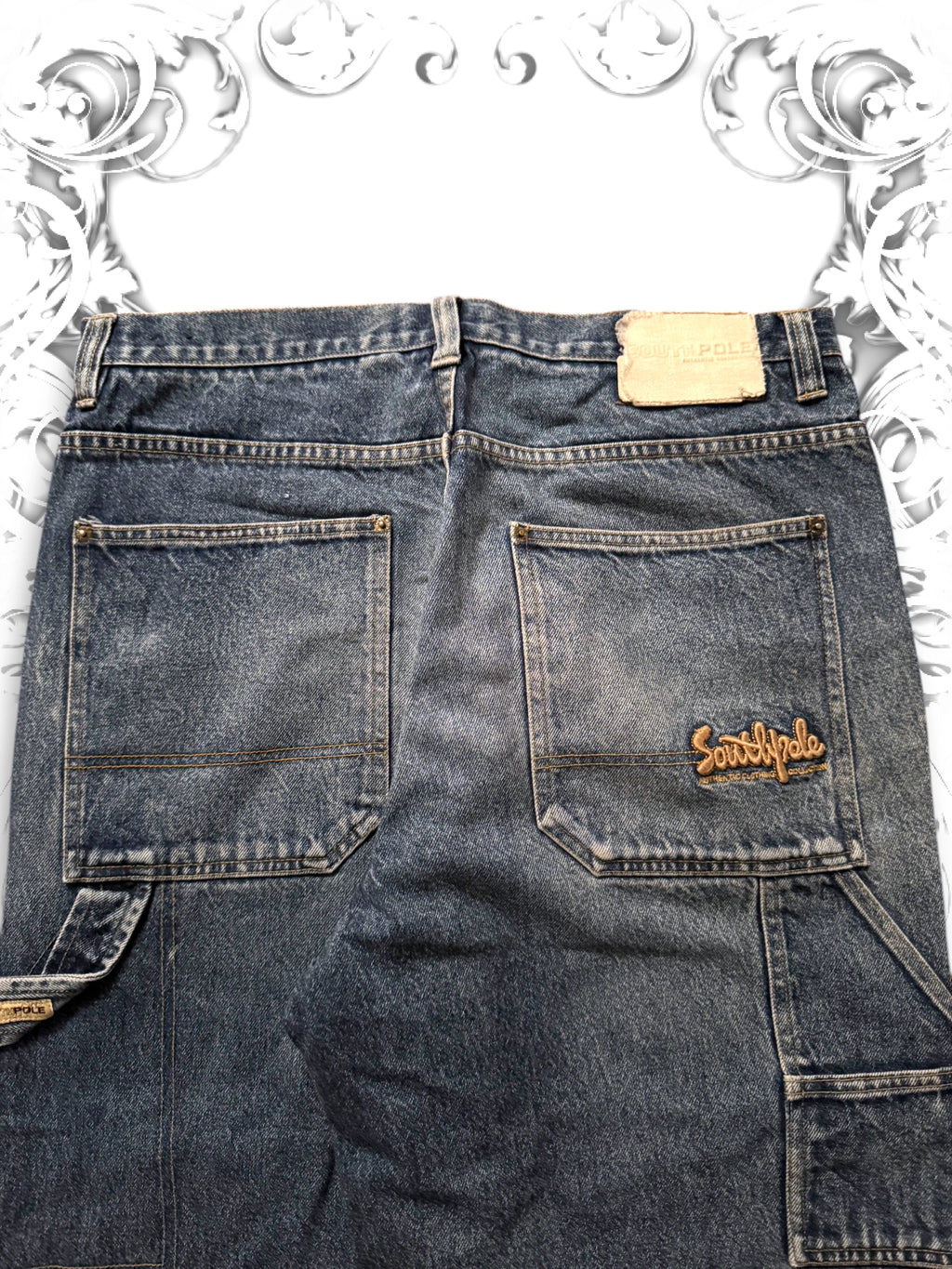Southpole Embroidered Vintage Carpenter Baggy Pants