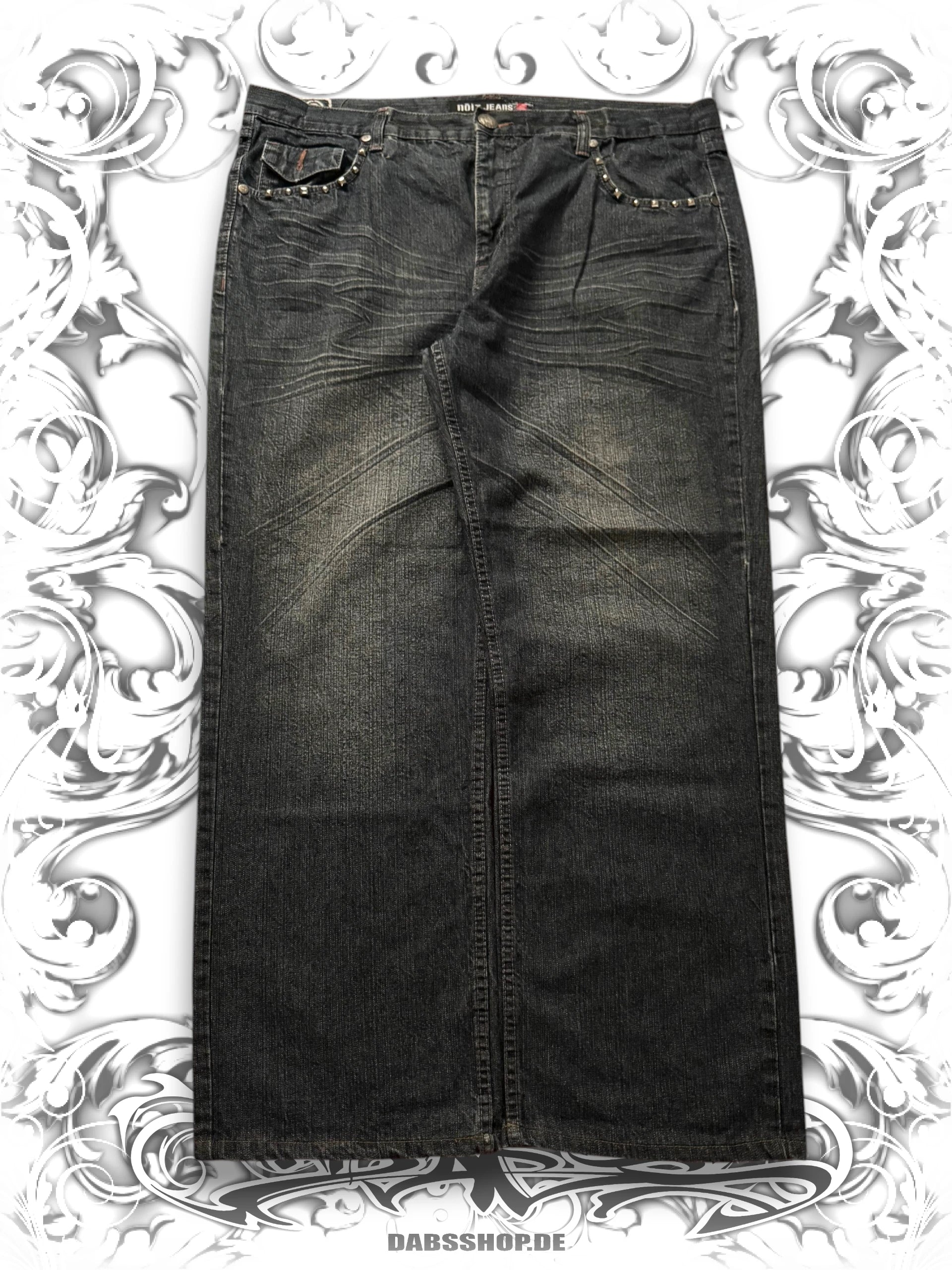 Noiz 2000s Baggy Pants with Studded Back Pockets